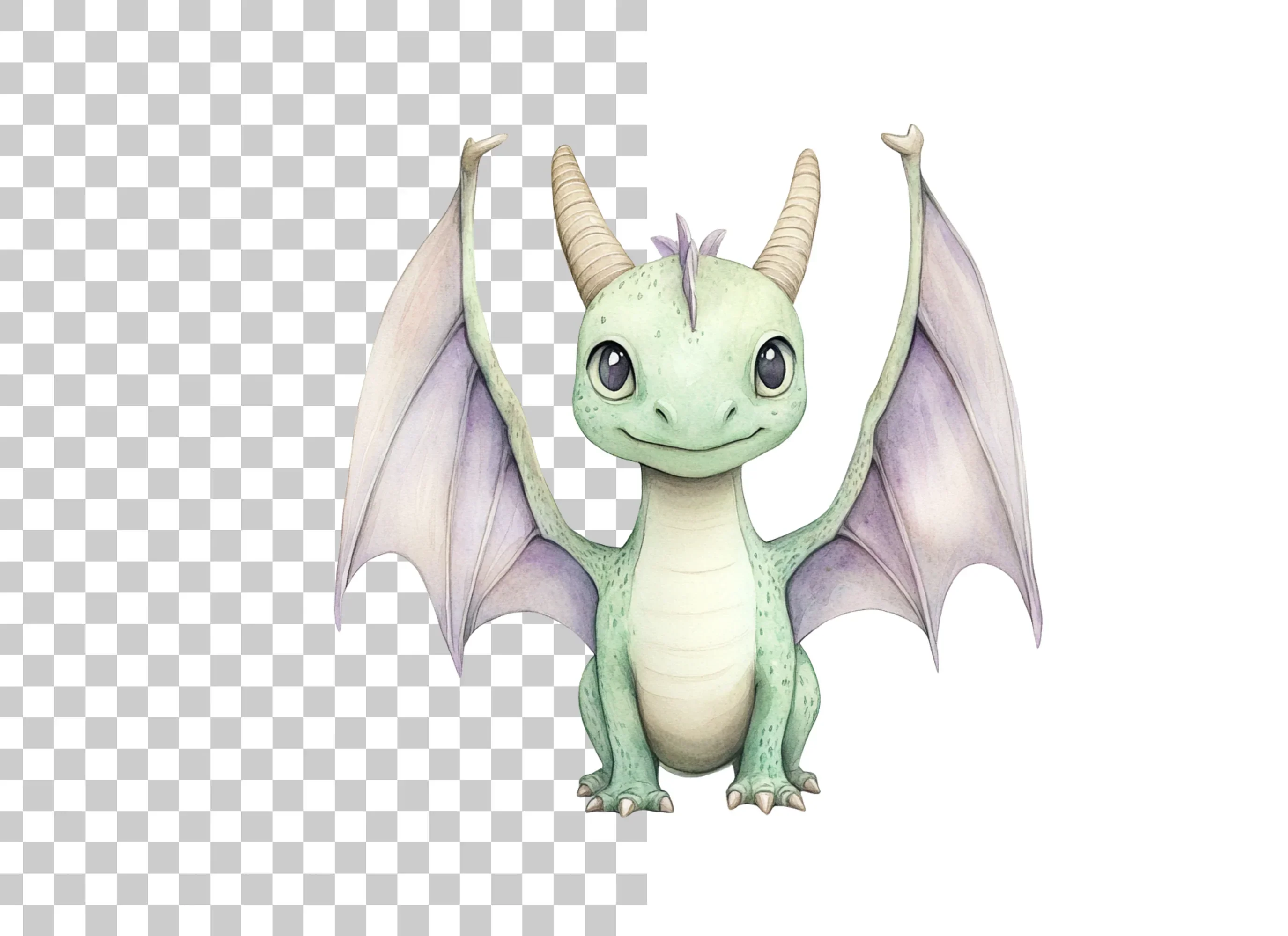 Cute Baby Dragon Clipart Bundle - Image 6