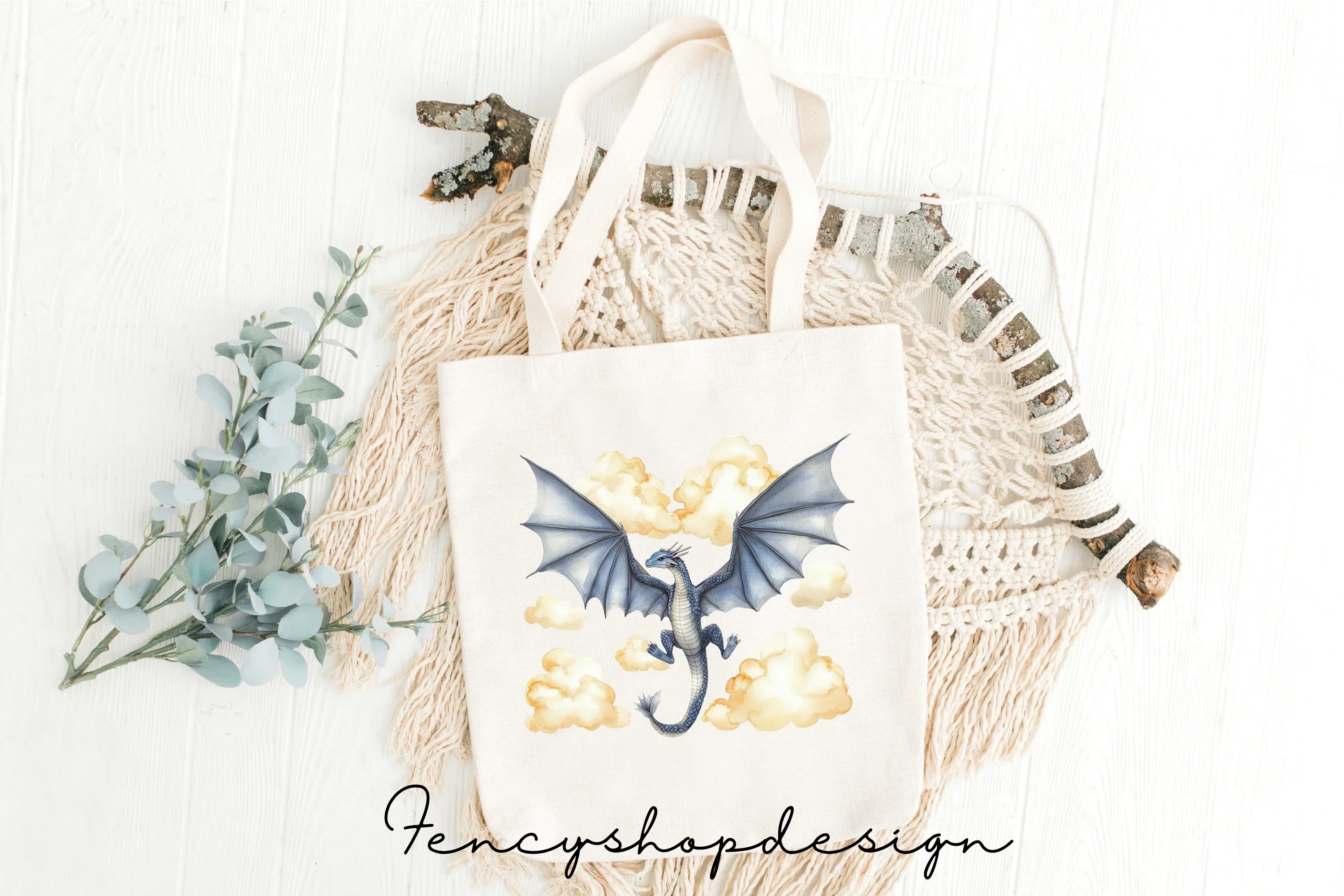 Cute Baby Dragon Clipart Bundle - Image 8