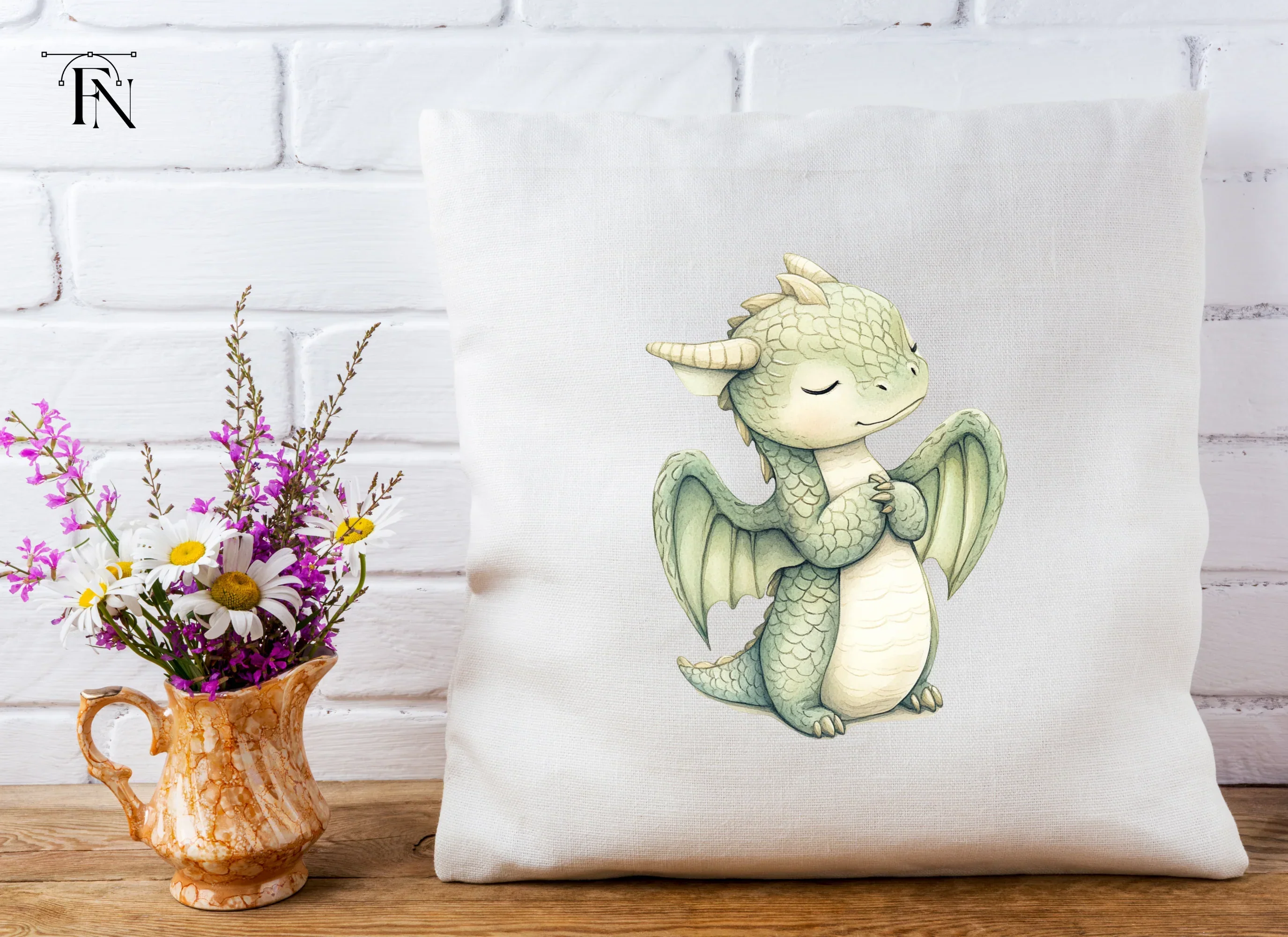 Cute Baby Dragon Clipart Bundle - Image 5
