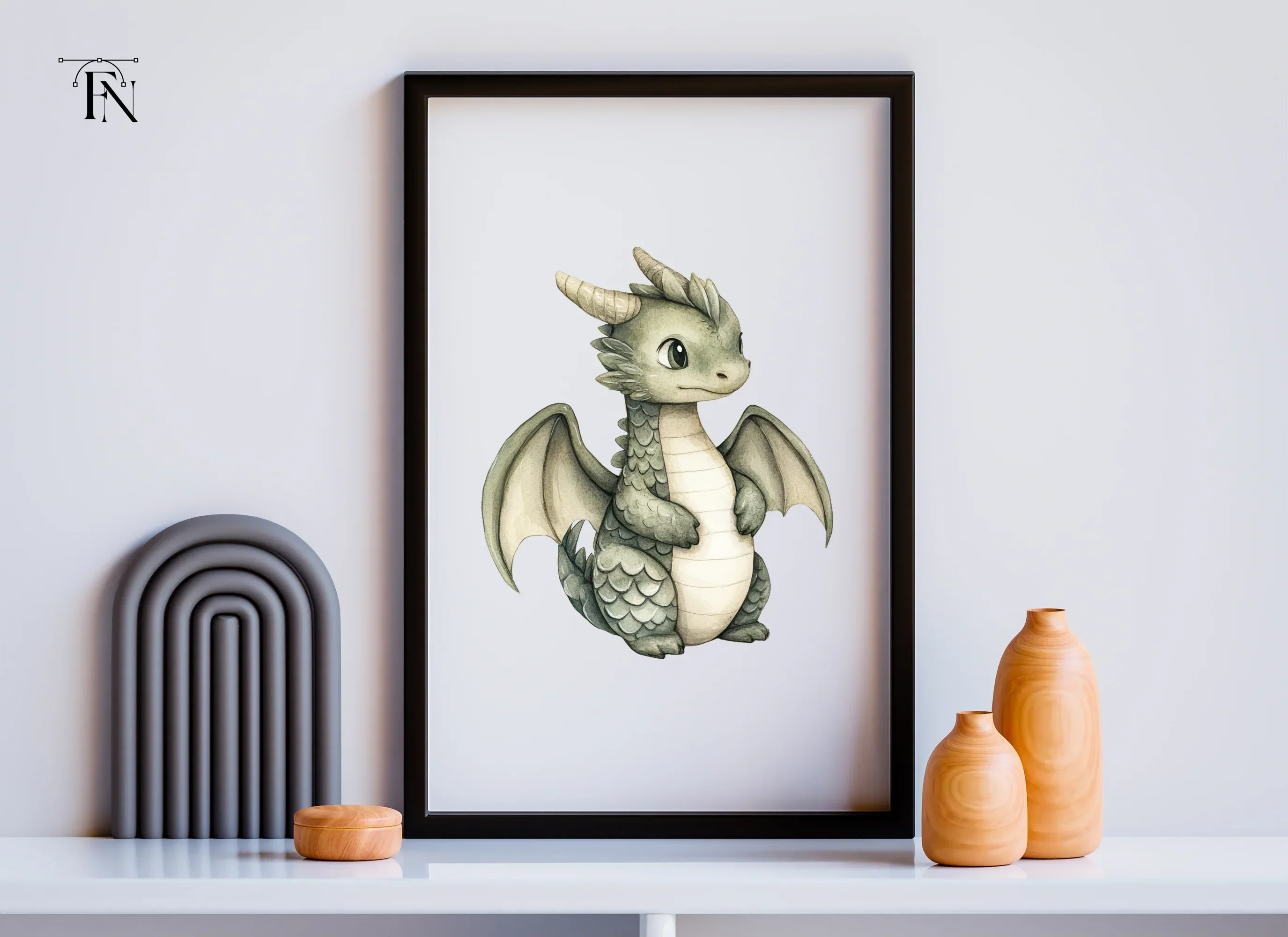 Cute Baby Dragon Clipart Bundle - Image 6
