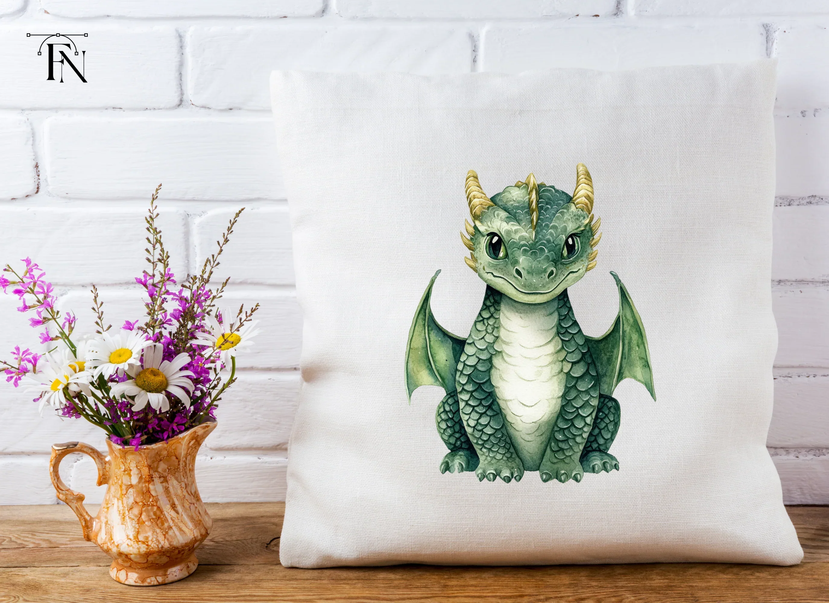 Cute Baby Dragon Clipart Bundle - Image 4