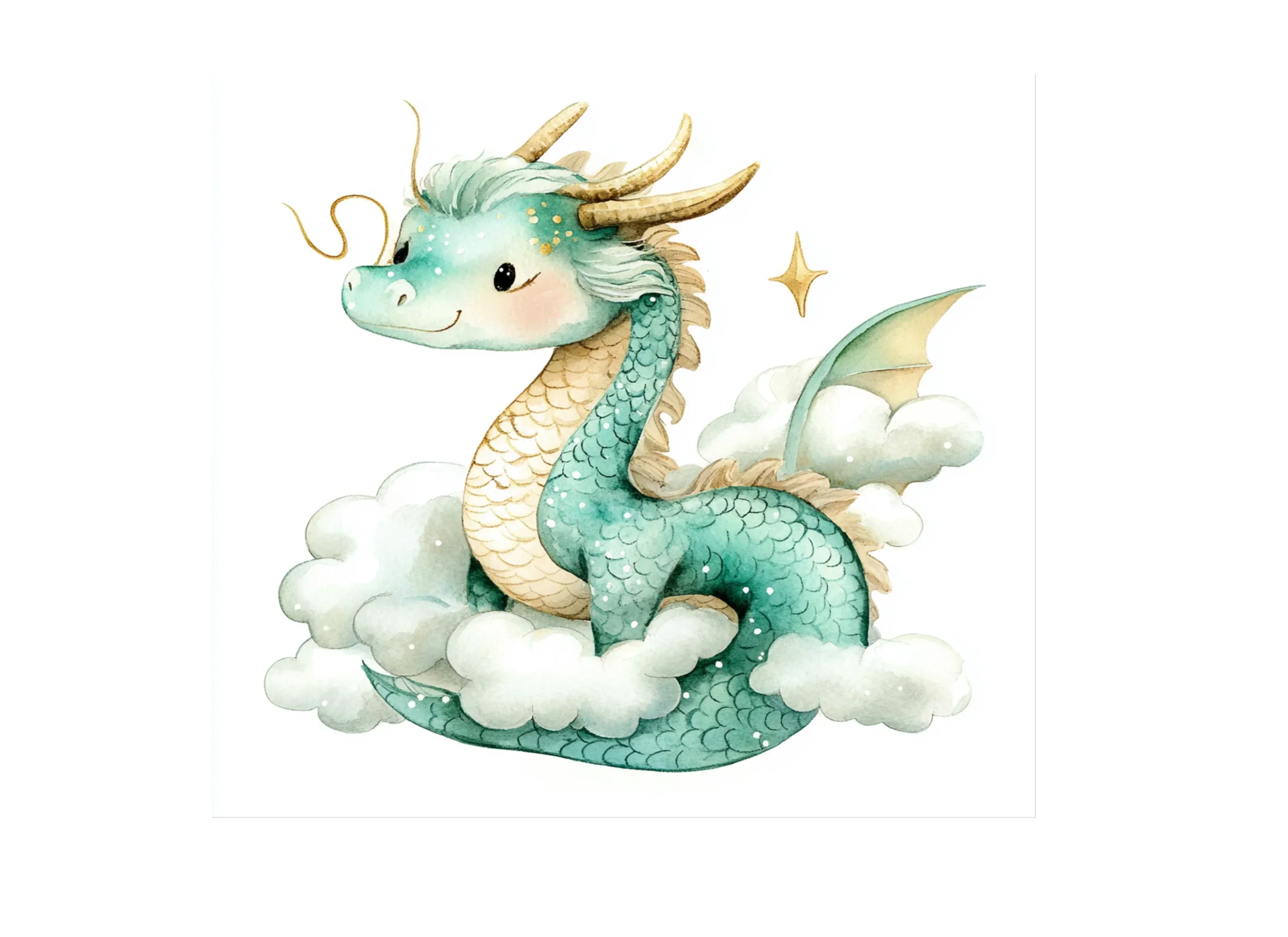 Cute Baby Dragon Clipart Bundle - Image 2