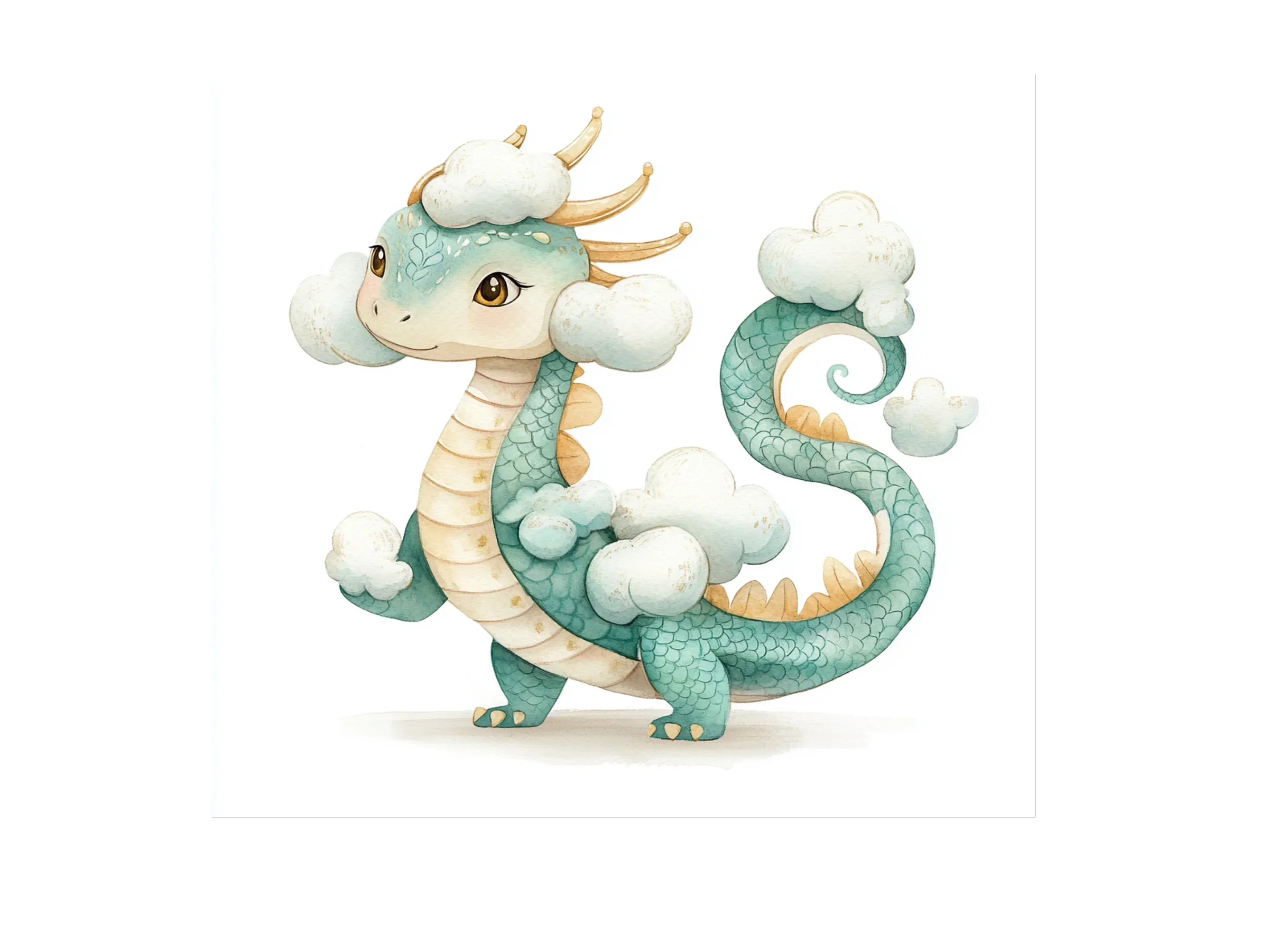 Cute Baby Dragon Clipart Bundle - Image 3