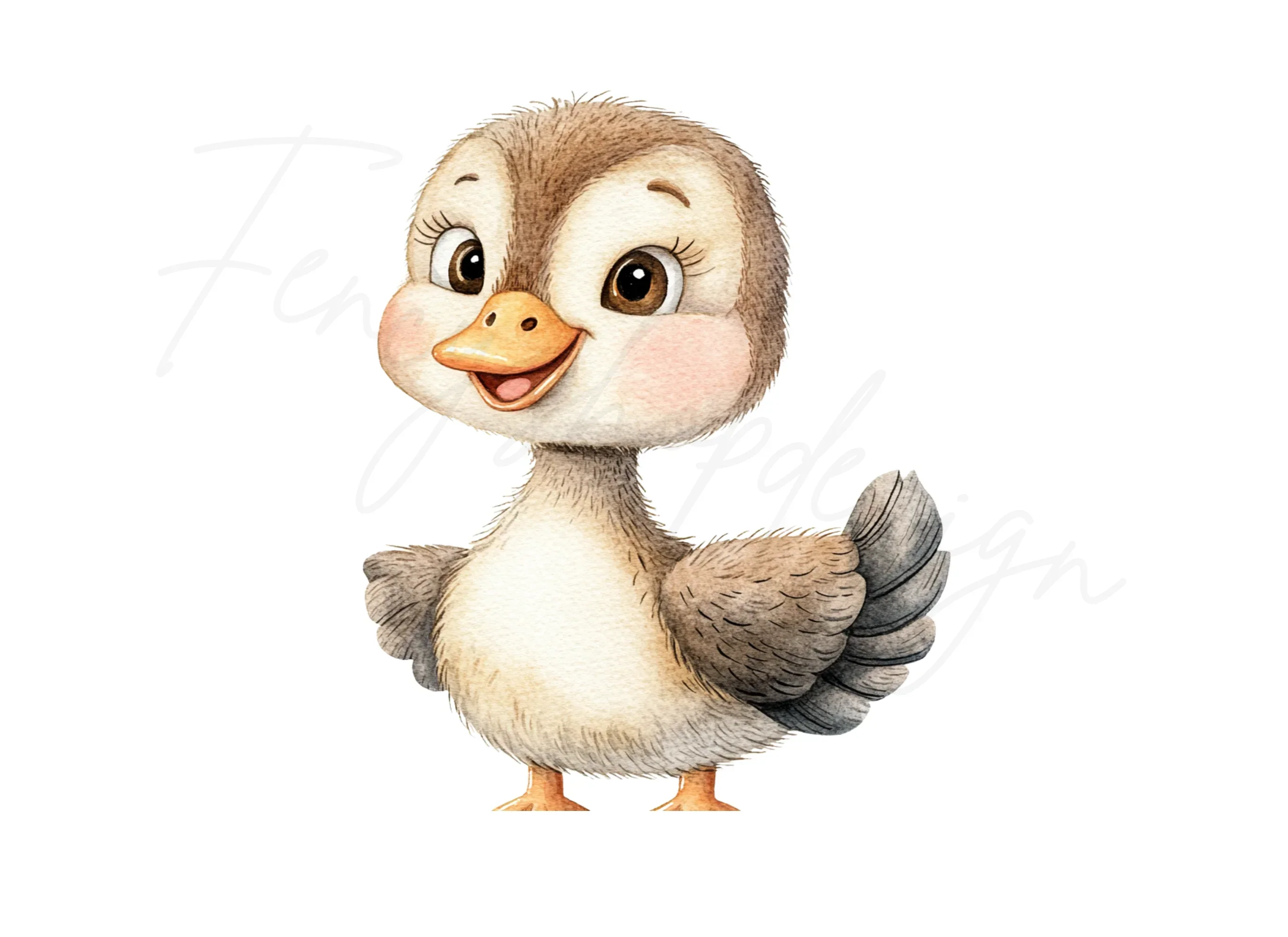 Cute Baby Duckling Clipart Bundle - Image 3