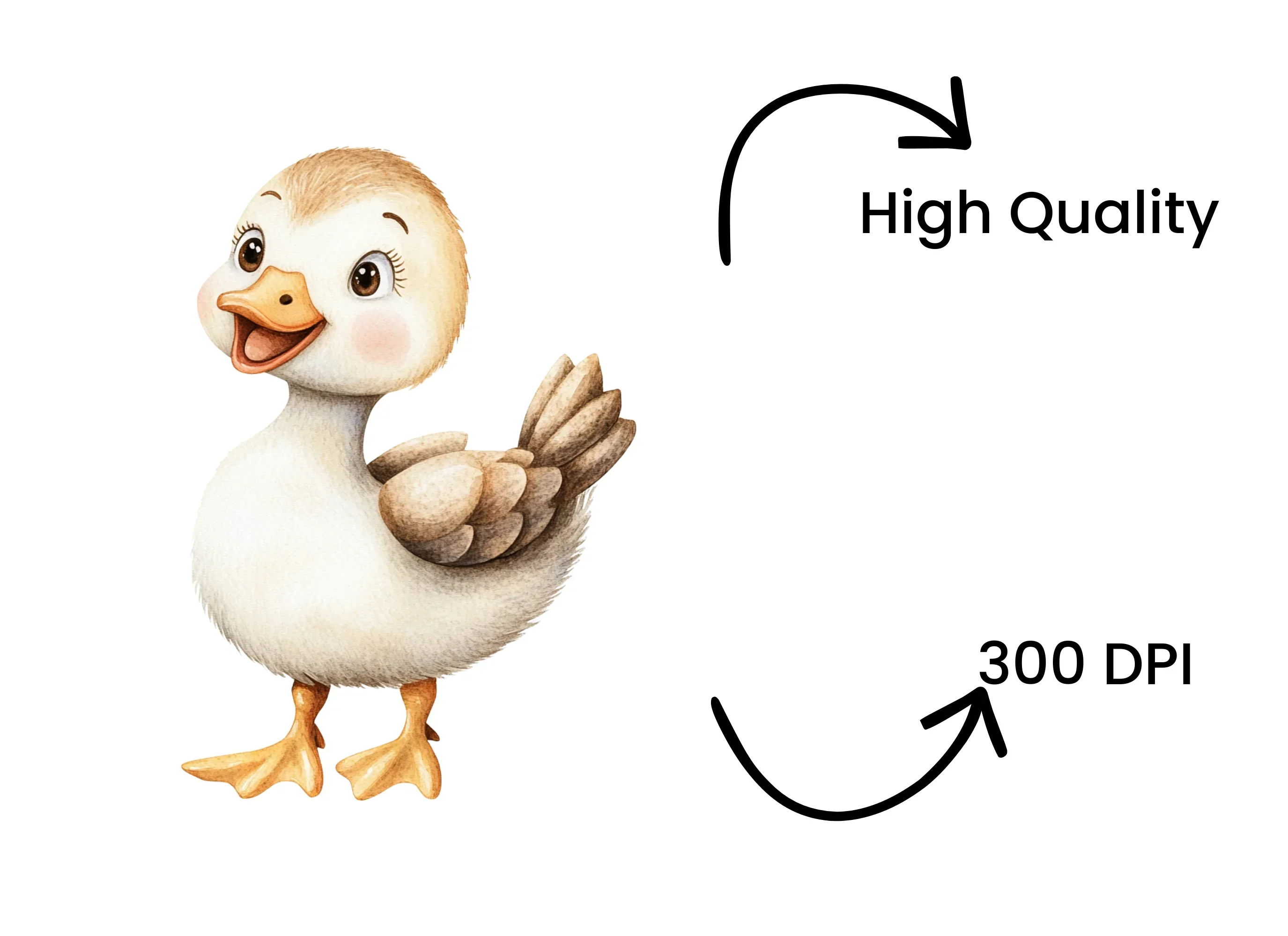 Cute Baby Duckling Clipart Bundle - Image 4
