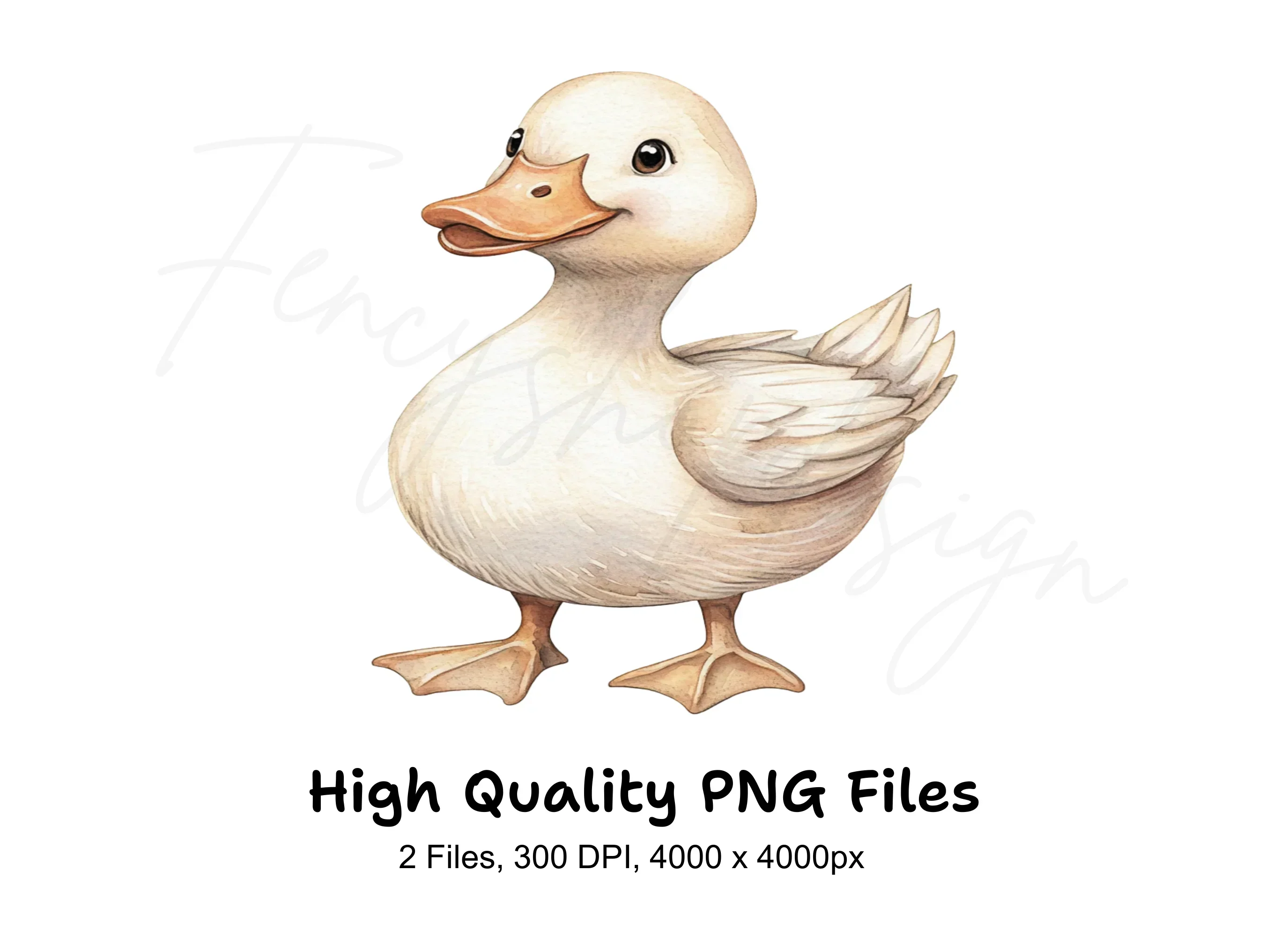 Cute Baby Duckling Clipart Bundle