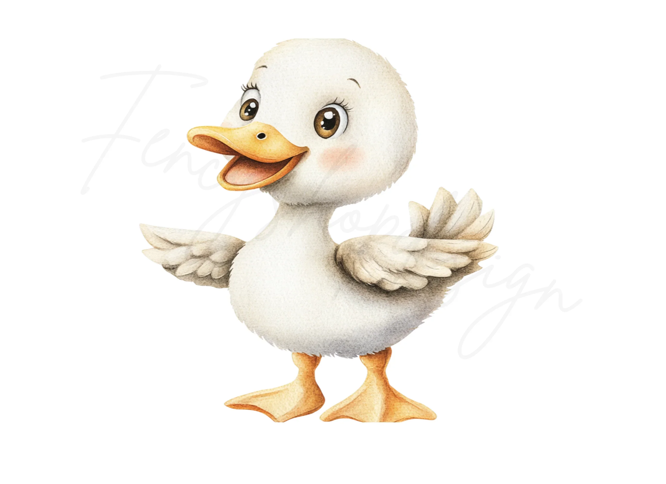 Cute Baby Ducklings Clipart Bundle - Image 3