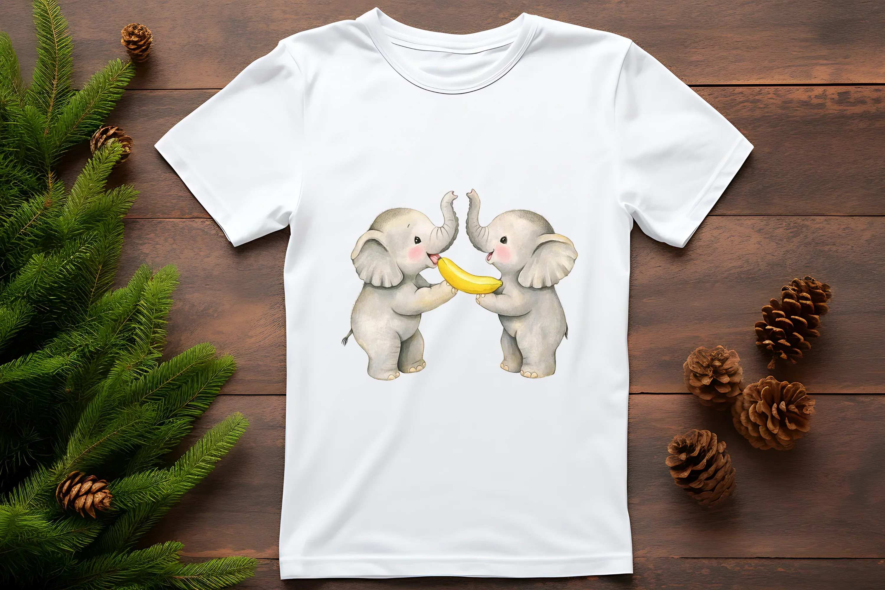 Cute Baby Elephant Clipart Bundle - Image 2