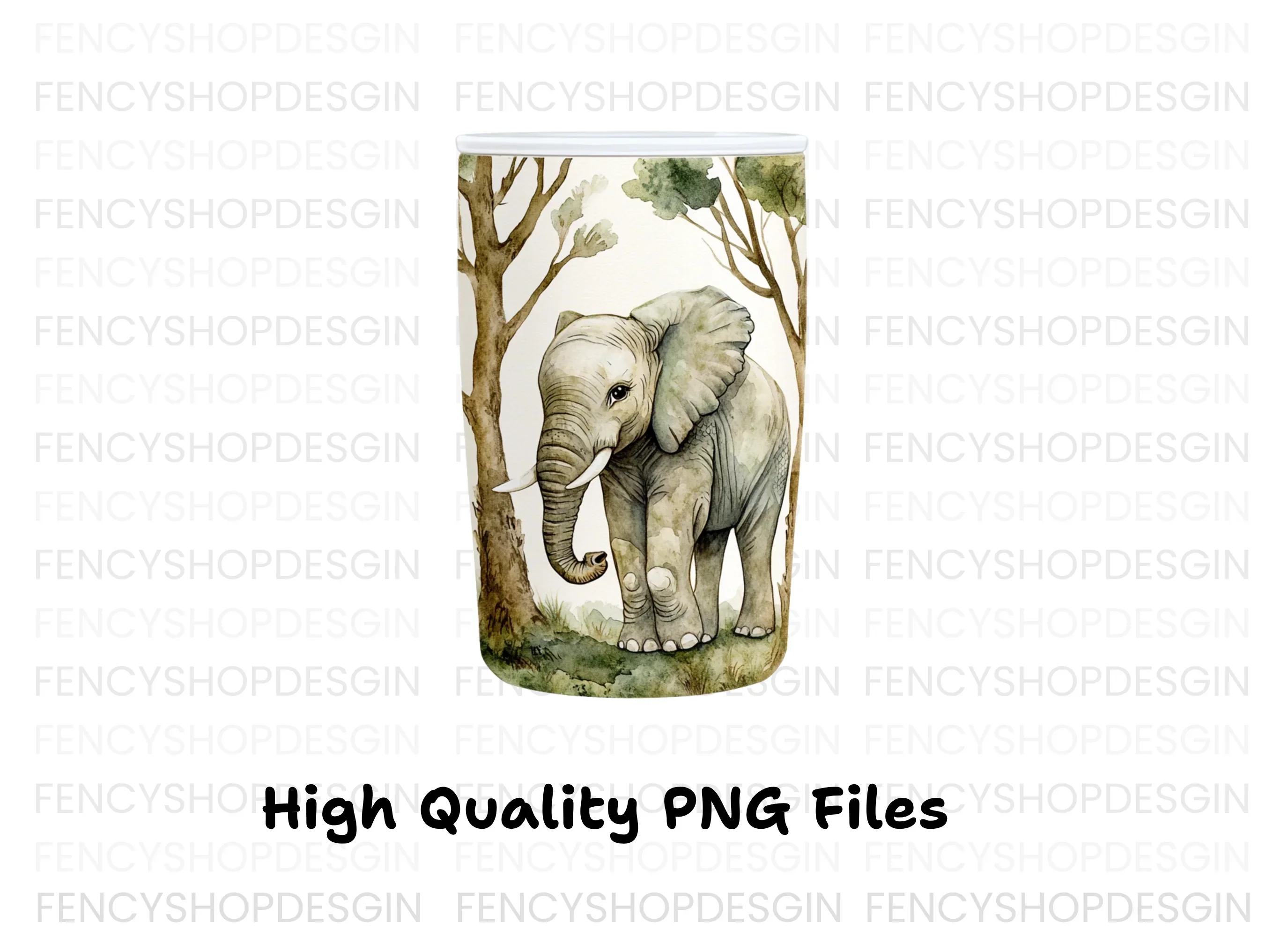 Cute Baby Elephant Clipart Bundle - Image 2