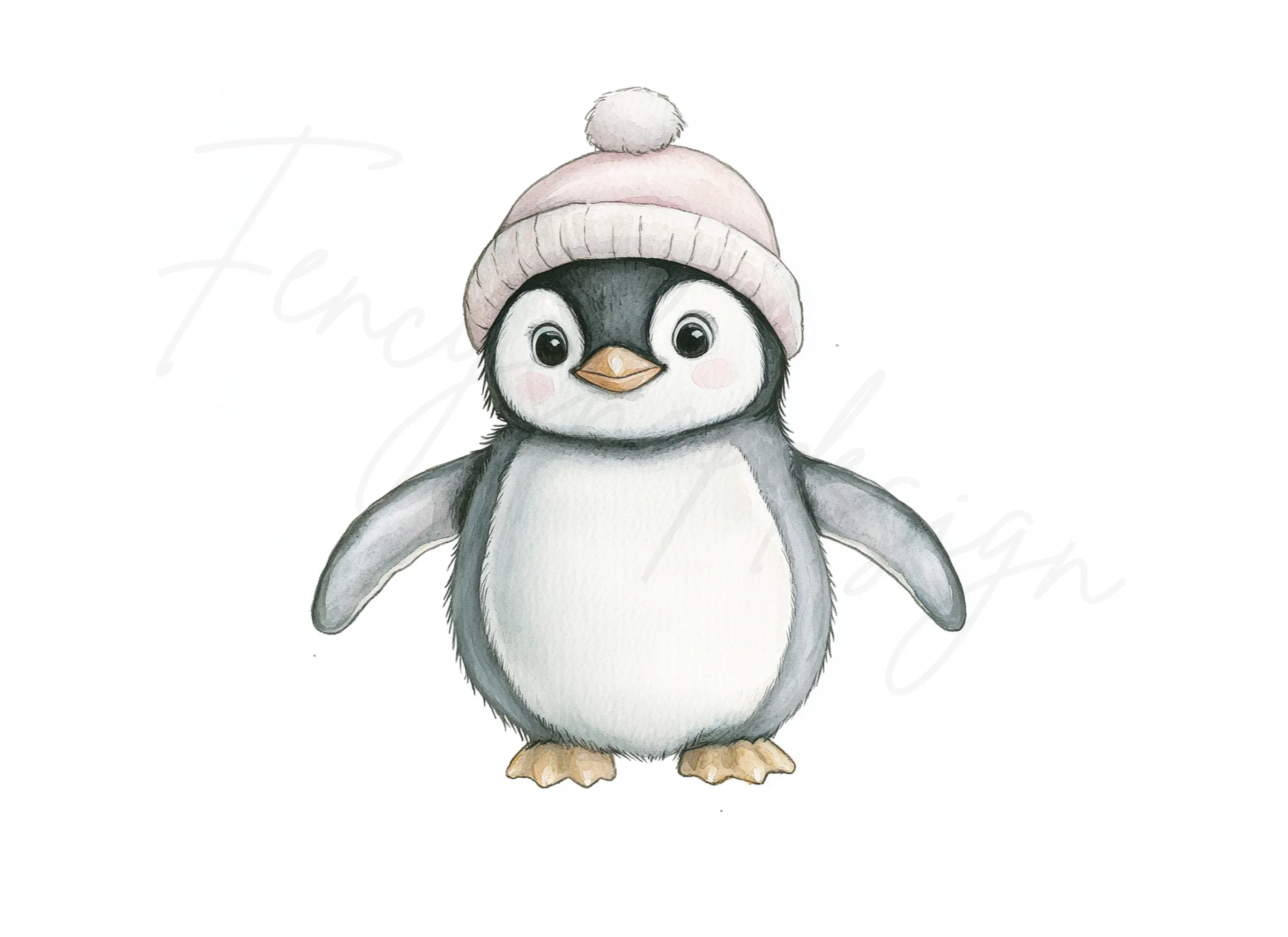 Cute Baby Penguin Winter Clipart Bundle - Image 3