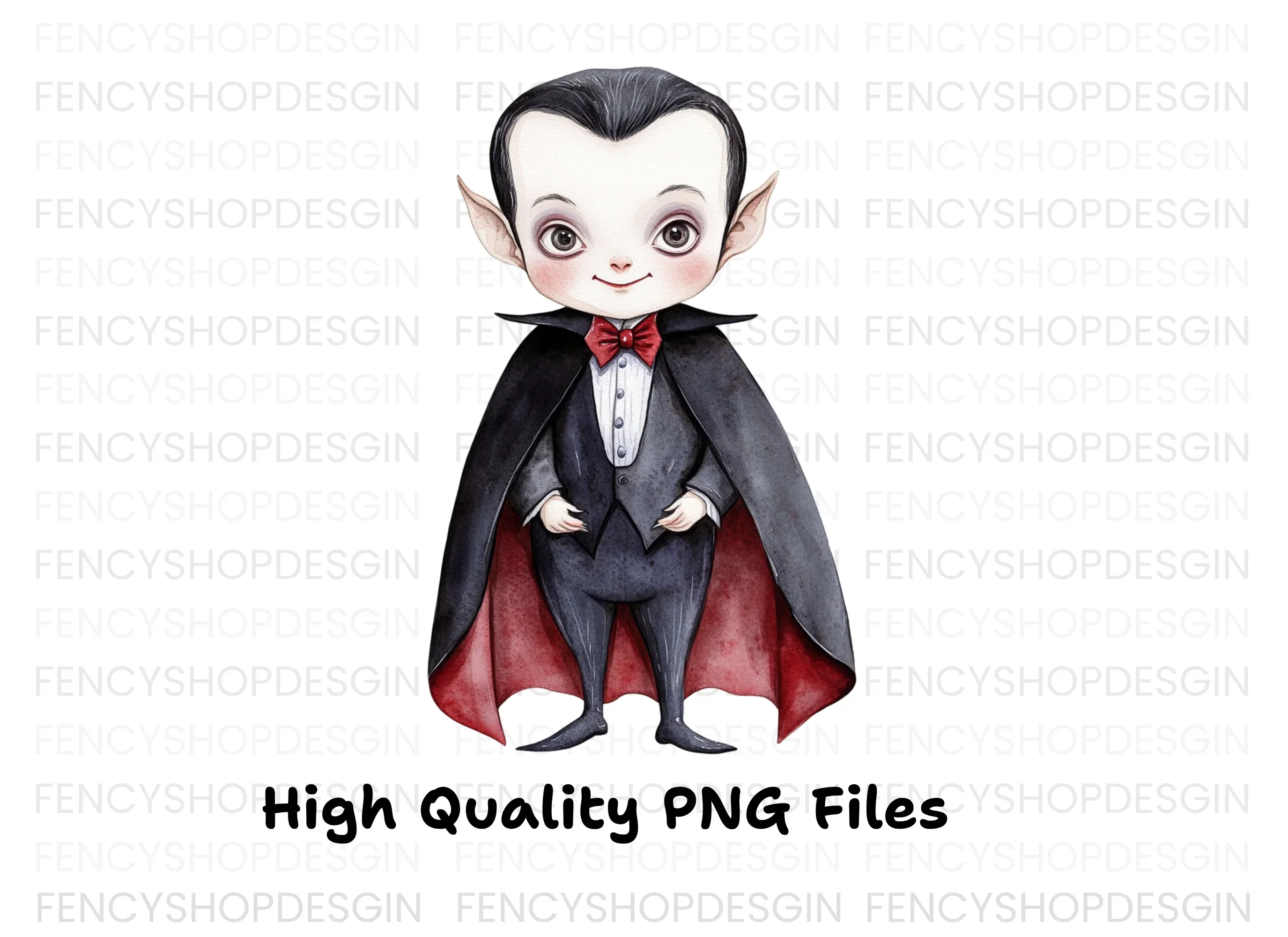 Cute Baby Vampire Clipart Bundle - Image 3