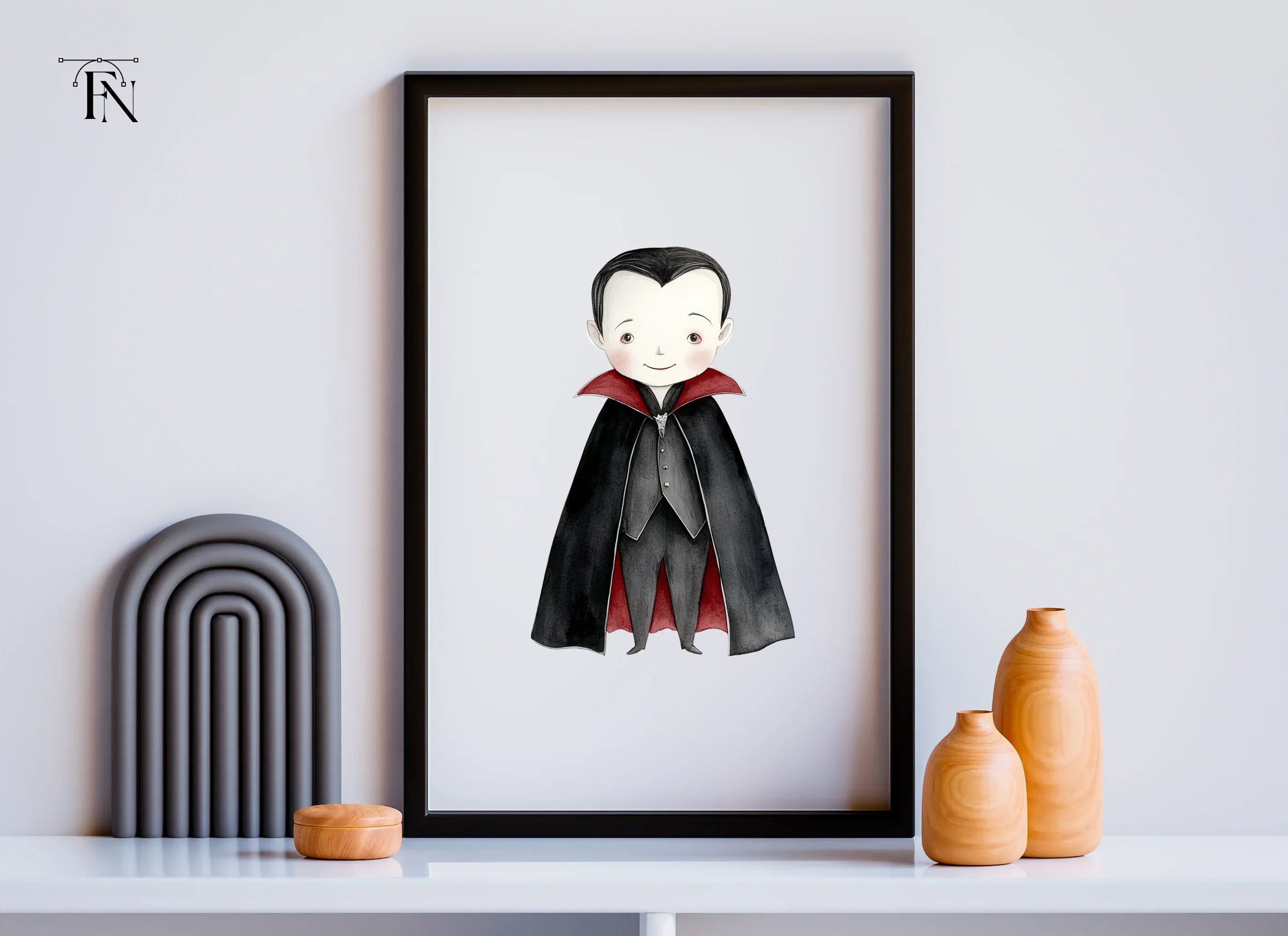 Cute Baby Vampire Clipart Bundle - Image 6
