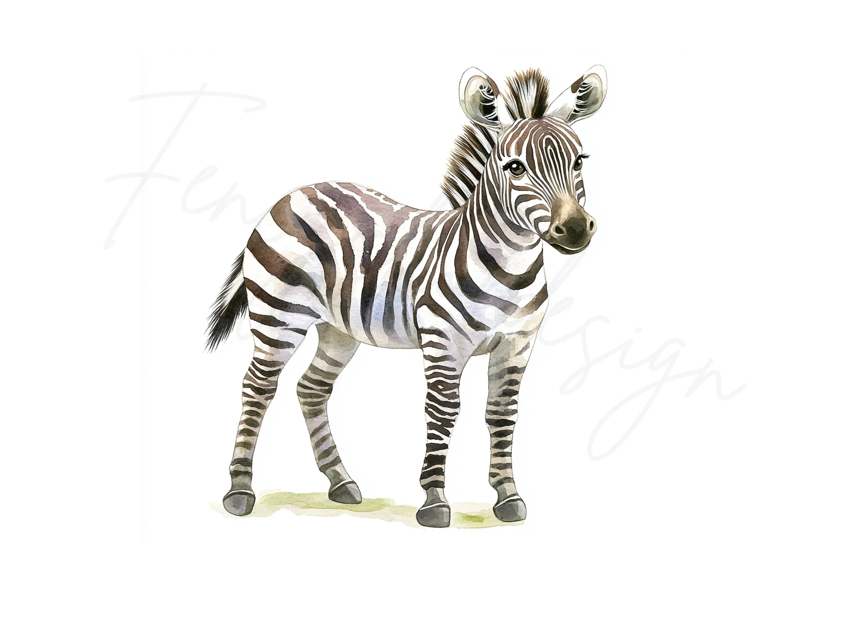 Cute Baby Zebra Clipart Bundle - Image 2