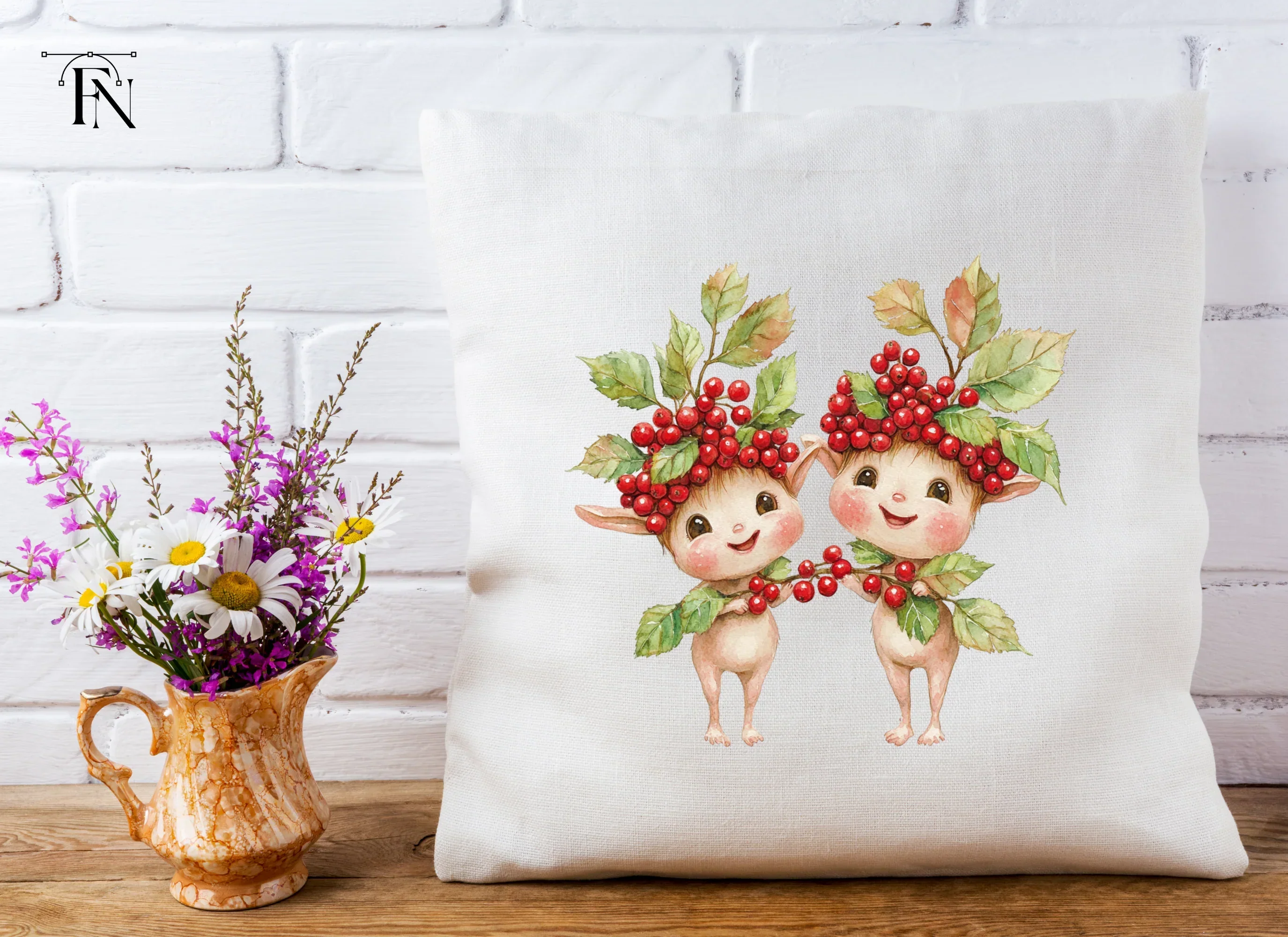 Cute Berry Babies Clipart Bundle - Image 5