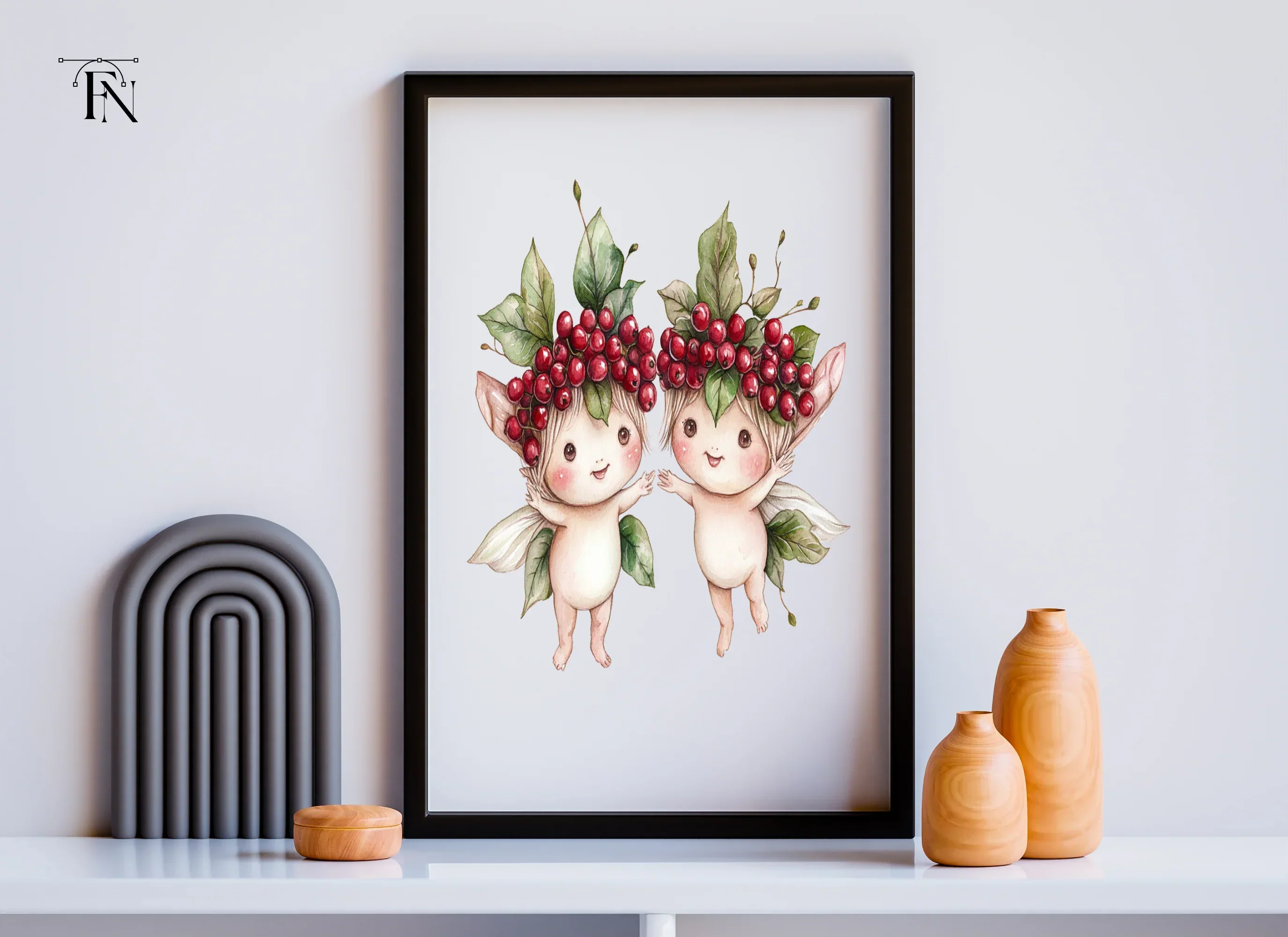 Cute Berry Babies Clipart Bundle - Image 6