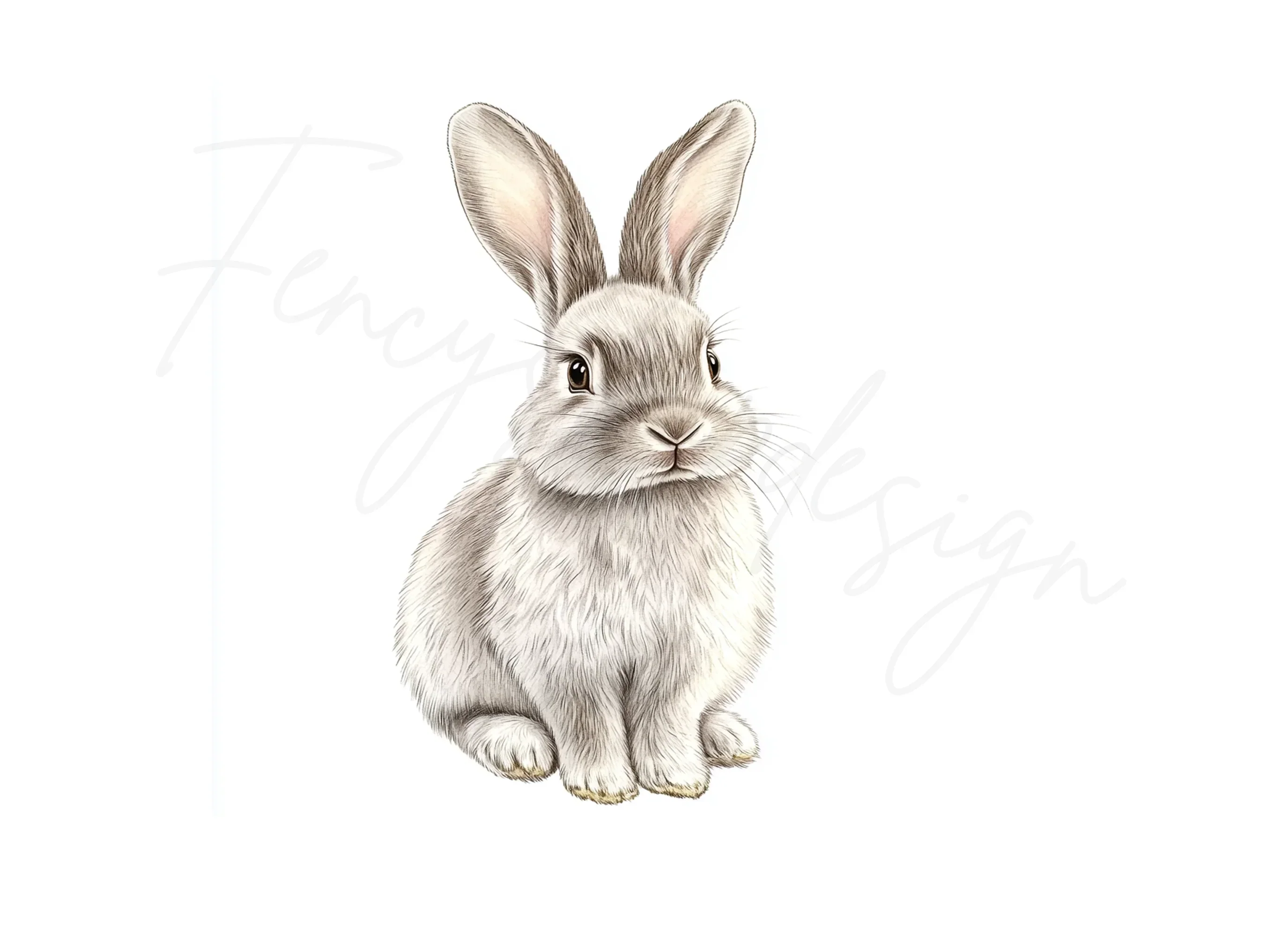 Cute Bunny Clipart Bundle - Image 3