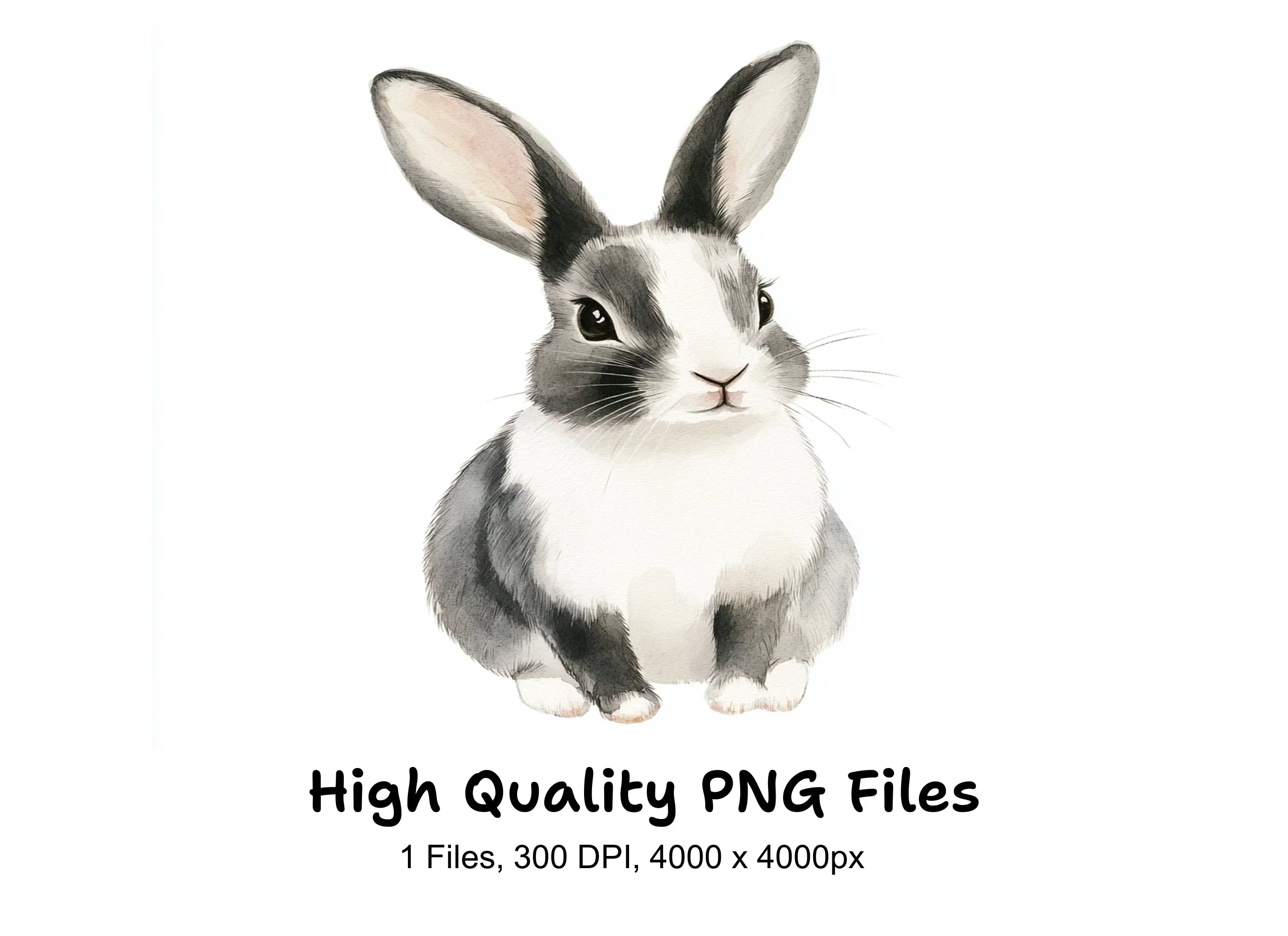 Cute Bunny Clipart Bundle
