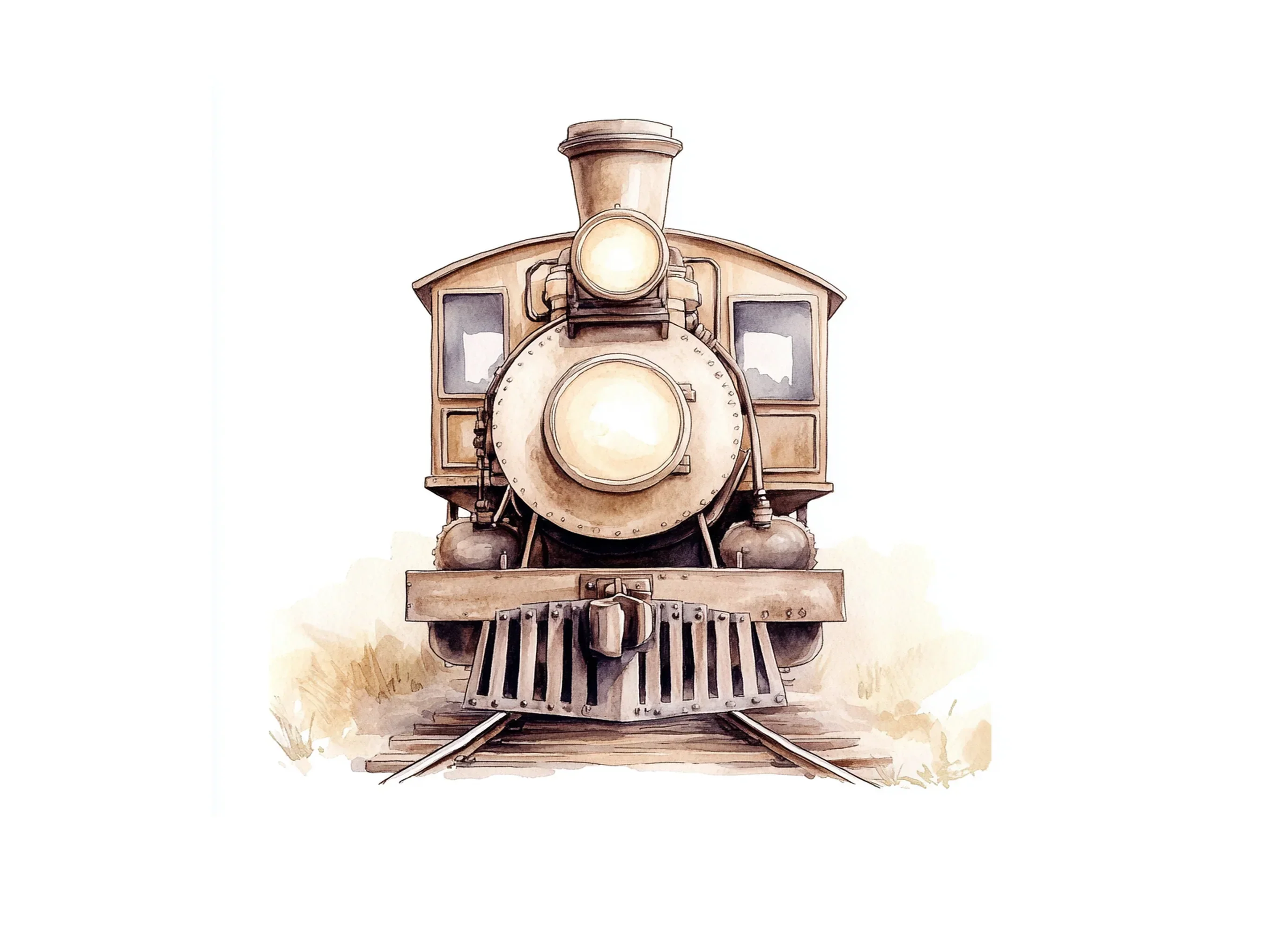 Cute Cartoon Train Clipart Bundle - Image 3