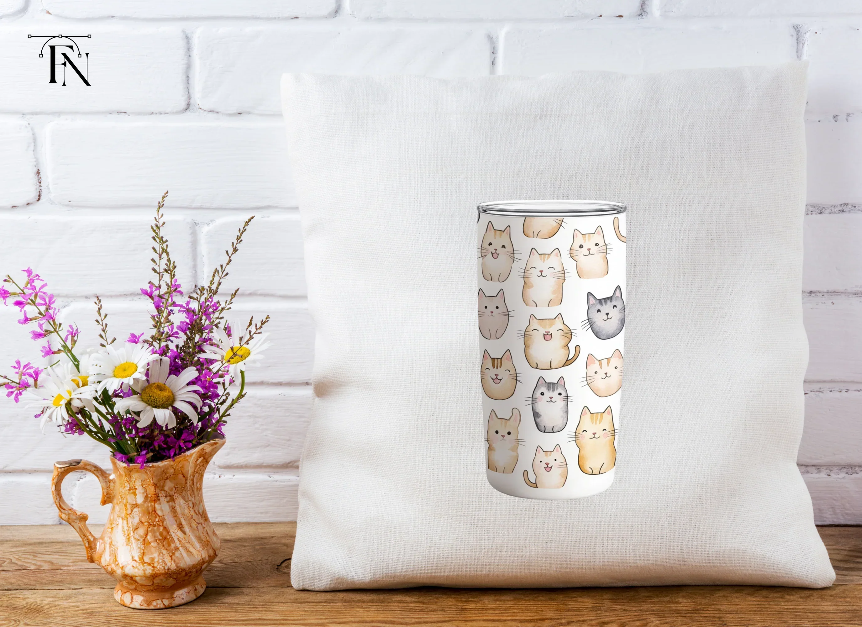 Cute Cat Faces Clipart Bundle - Image 4