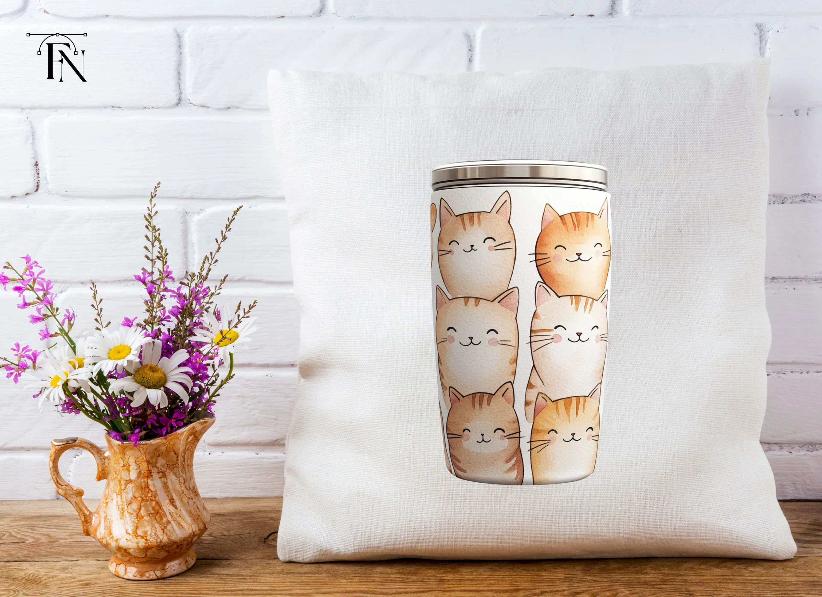 Cute Cat Faces Clipart Bundle - Image 5