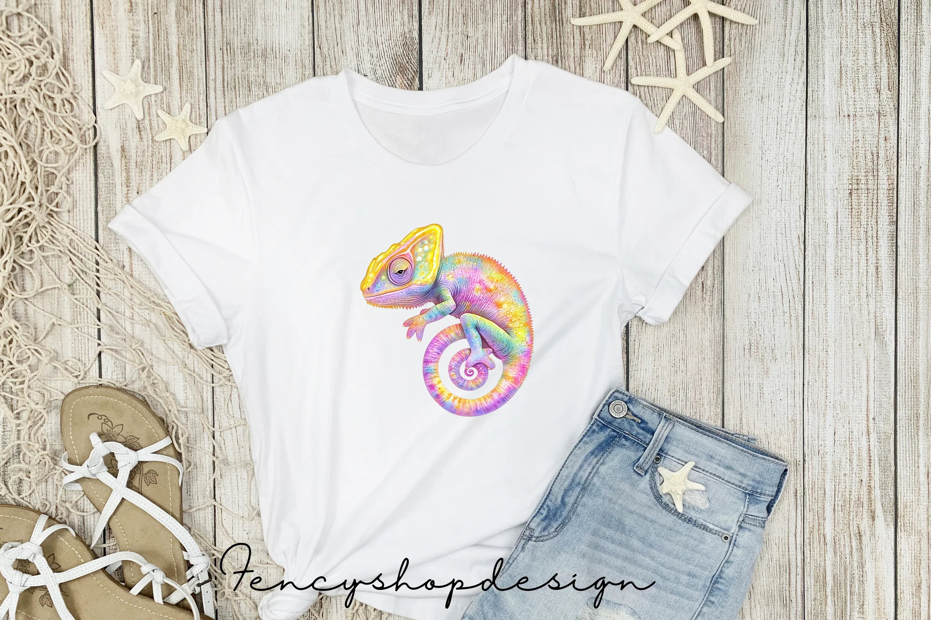 Cute Chameleon Clipart Bundle - Image 5