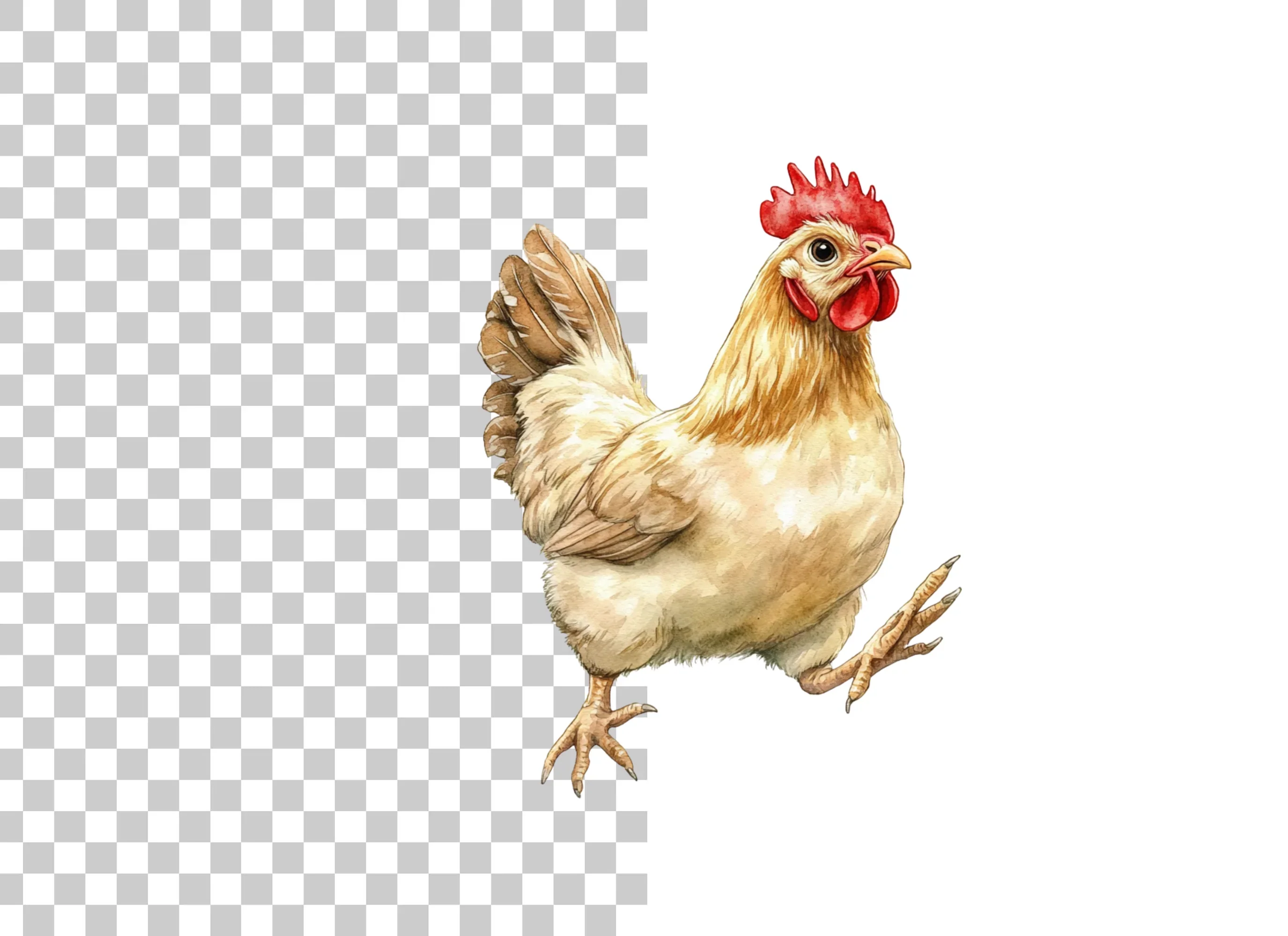 Cute Chicken Duo Clipart Bundle - Image 2
