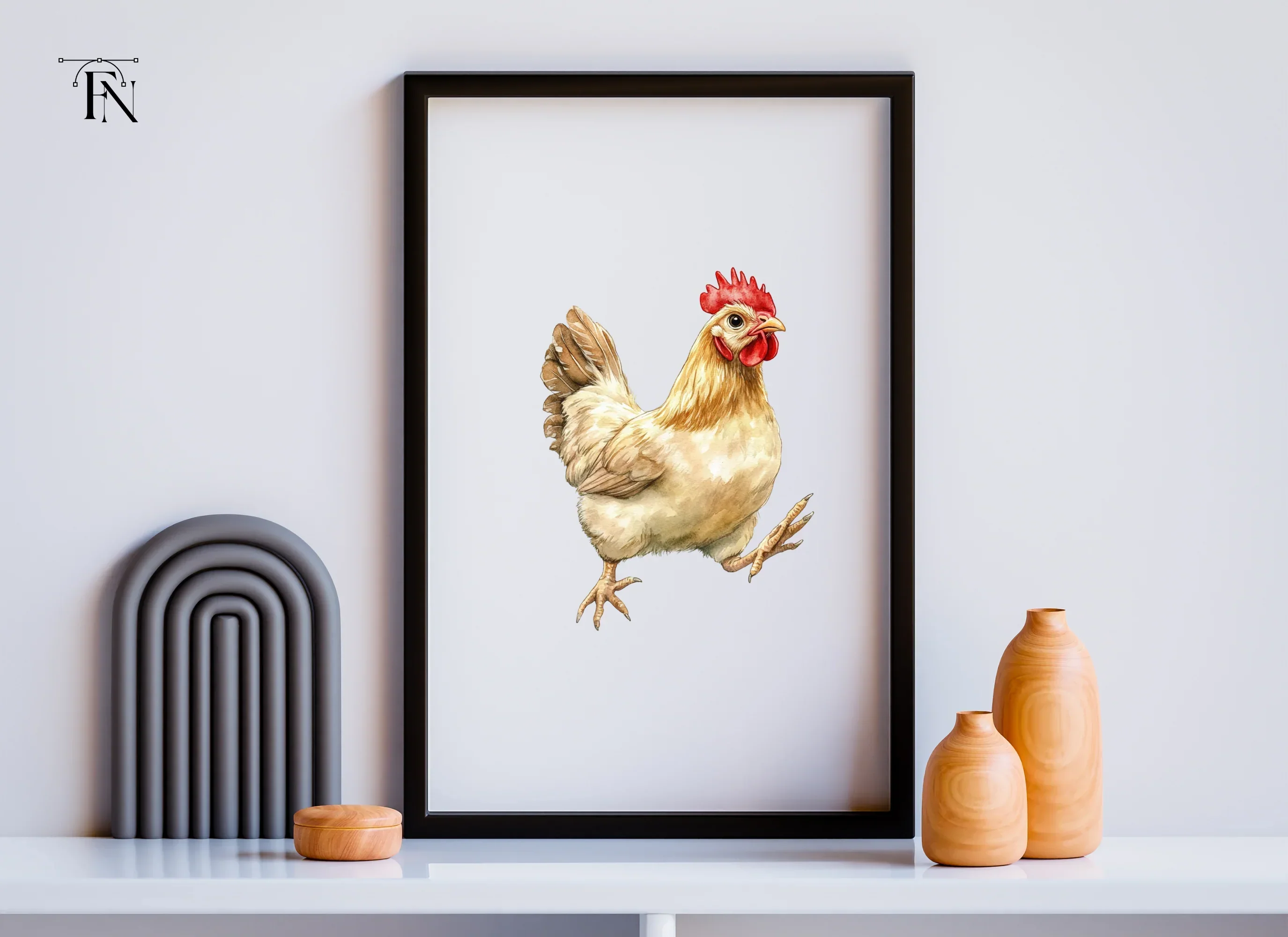 Cute Chicken Duo Clipart Bundle - Image 6