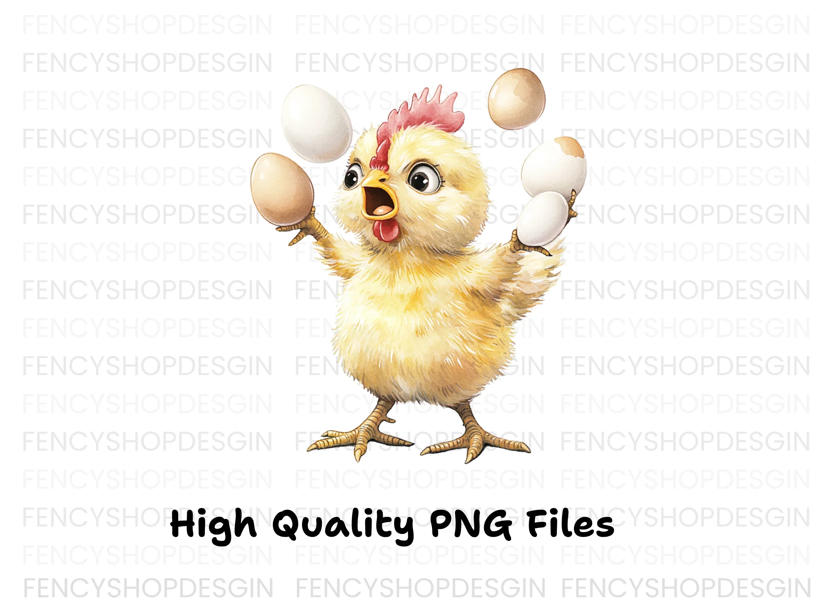 Cute Chicks with Eggs Clipart Bundle - Image 4