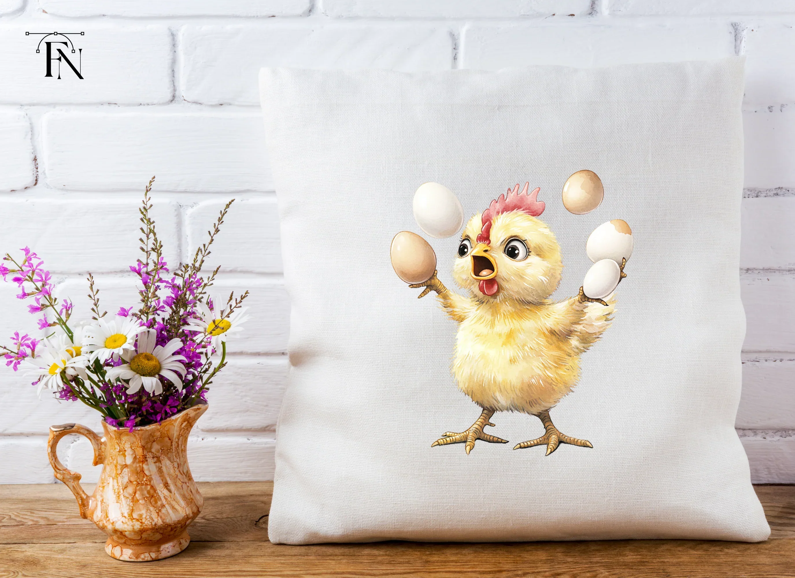 Cute Chicks with Eggs Clipart Bundle - Image 5