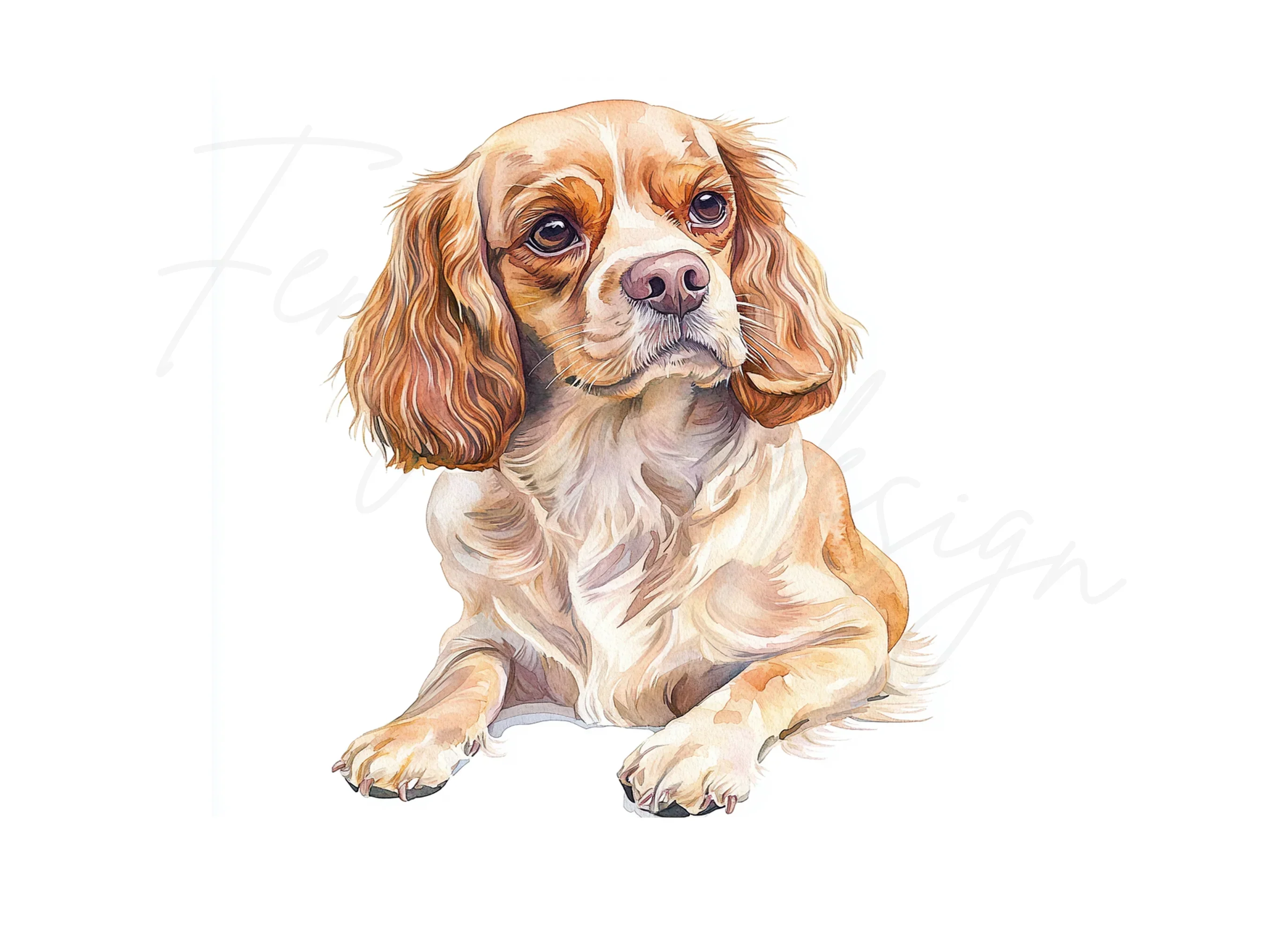 Cute Cocker Spaniel Clipart Bundle - Image 2