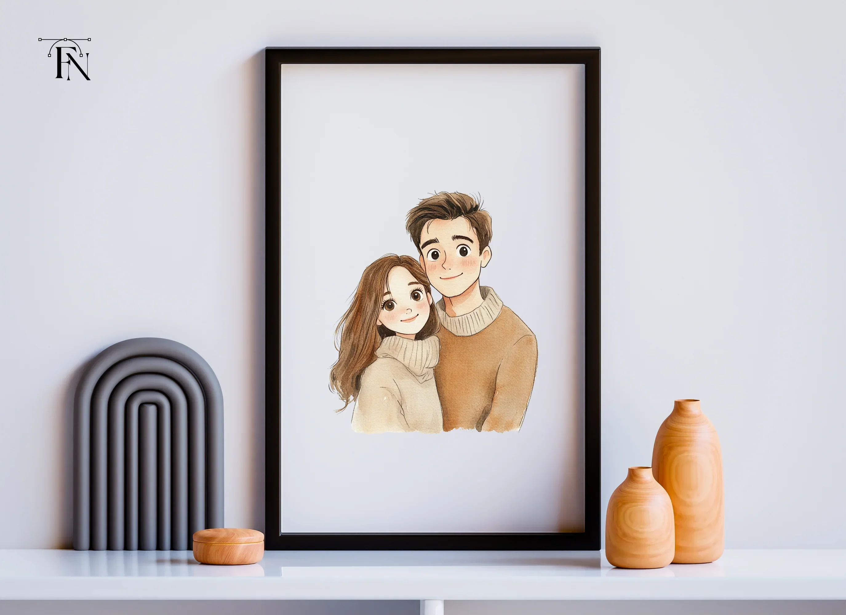 Cute Couple Romantic Clipart Bundle - Image 6