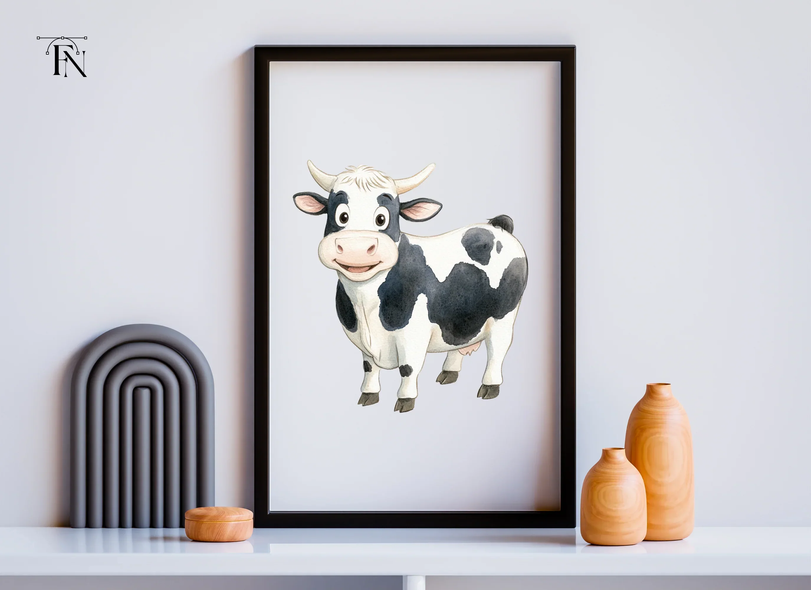 Cute Cow Clipart Bundle - Image 3