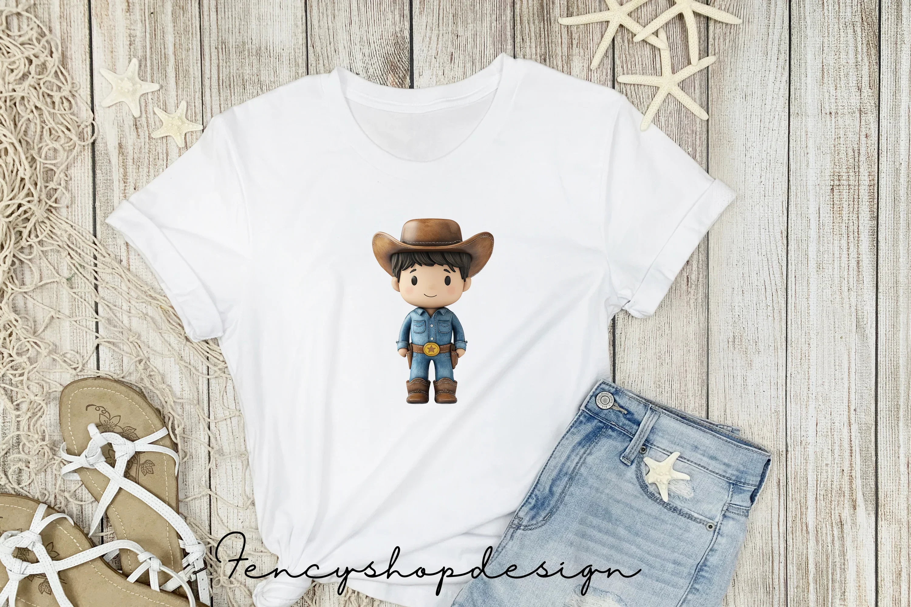 Cute Cowboy Clipart Bundle - Image 5
