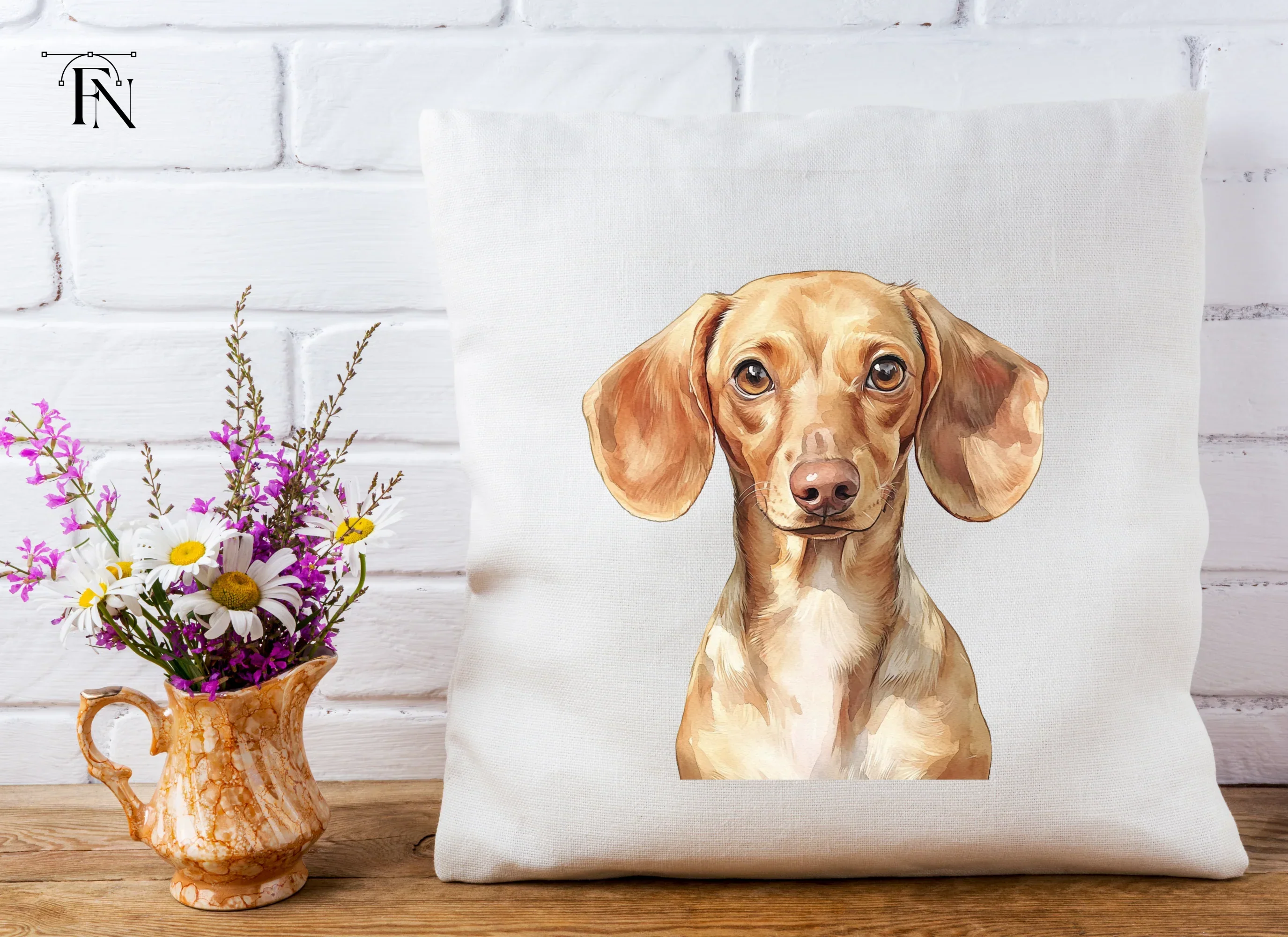 Cute Dachshund Dog Clipart Bundle - Image 4