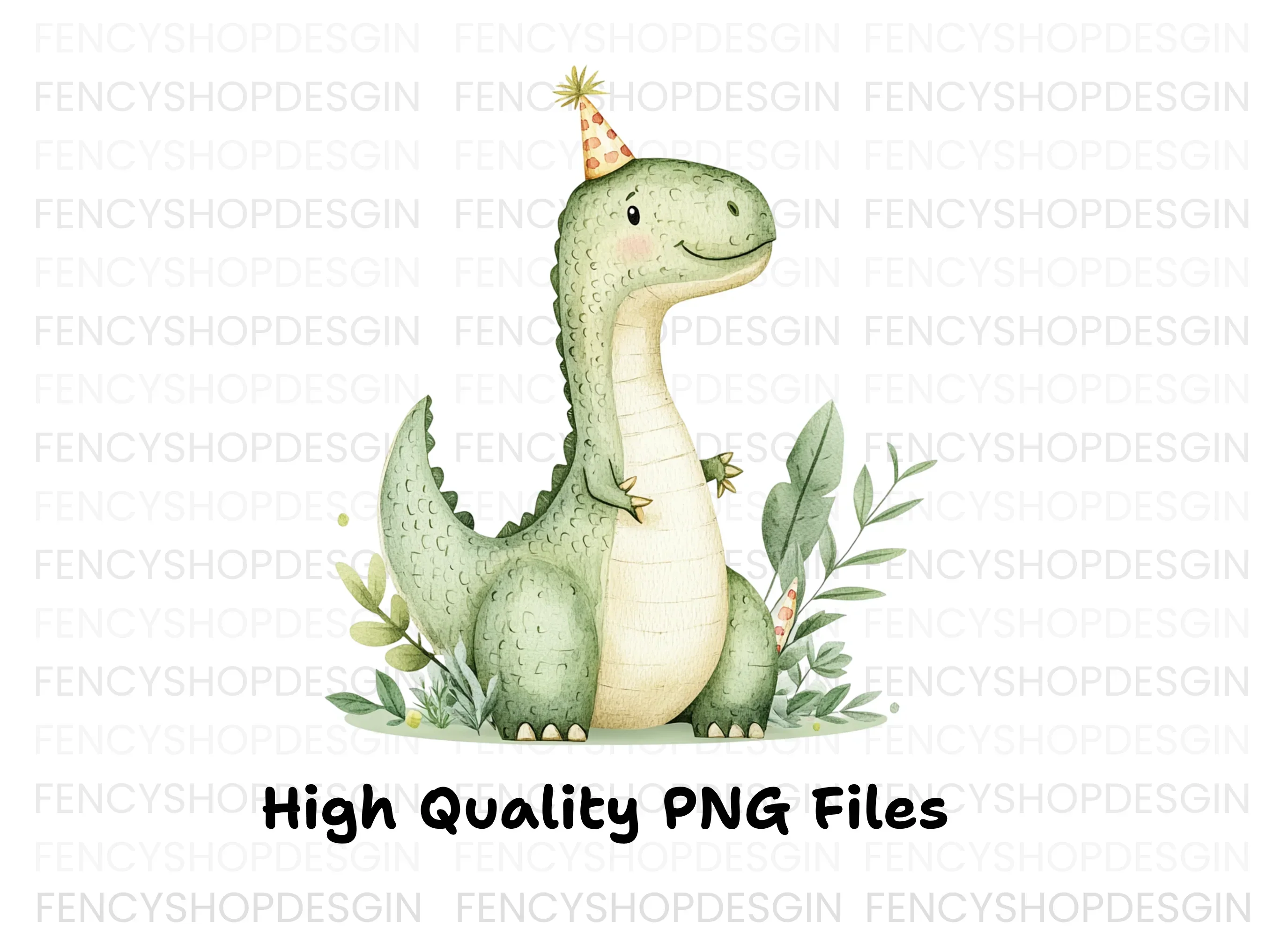 Cute Dinosaur Birthday Party Clipart Bundle - Image 2