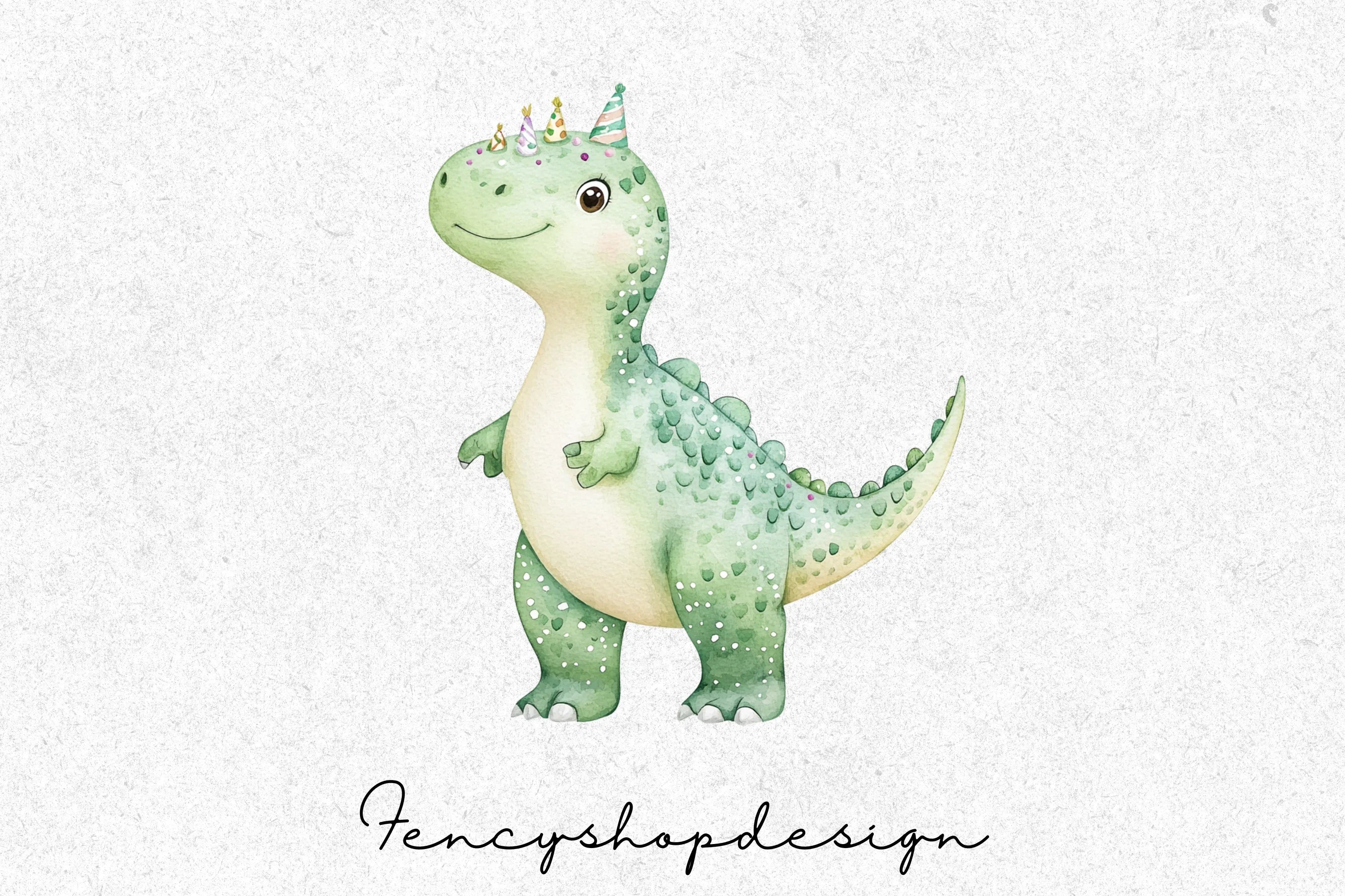 Cute Dinosaur Clipart Bundle - Image 3