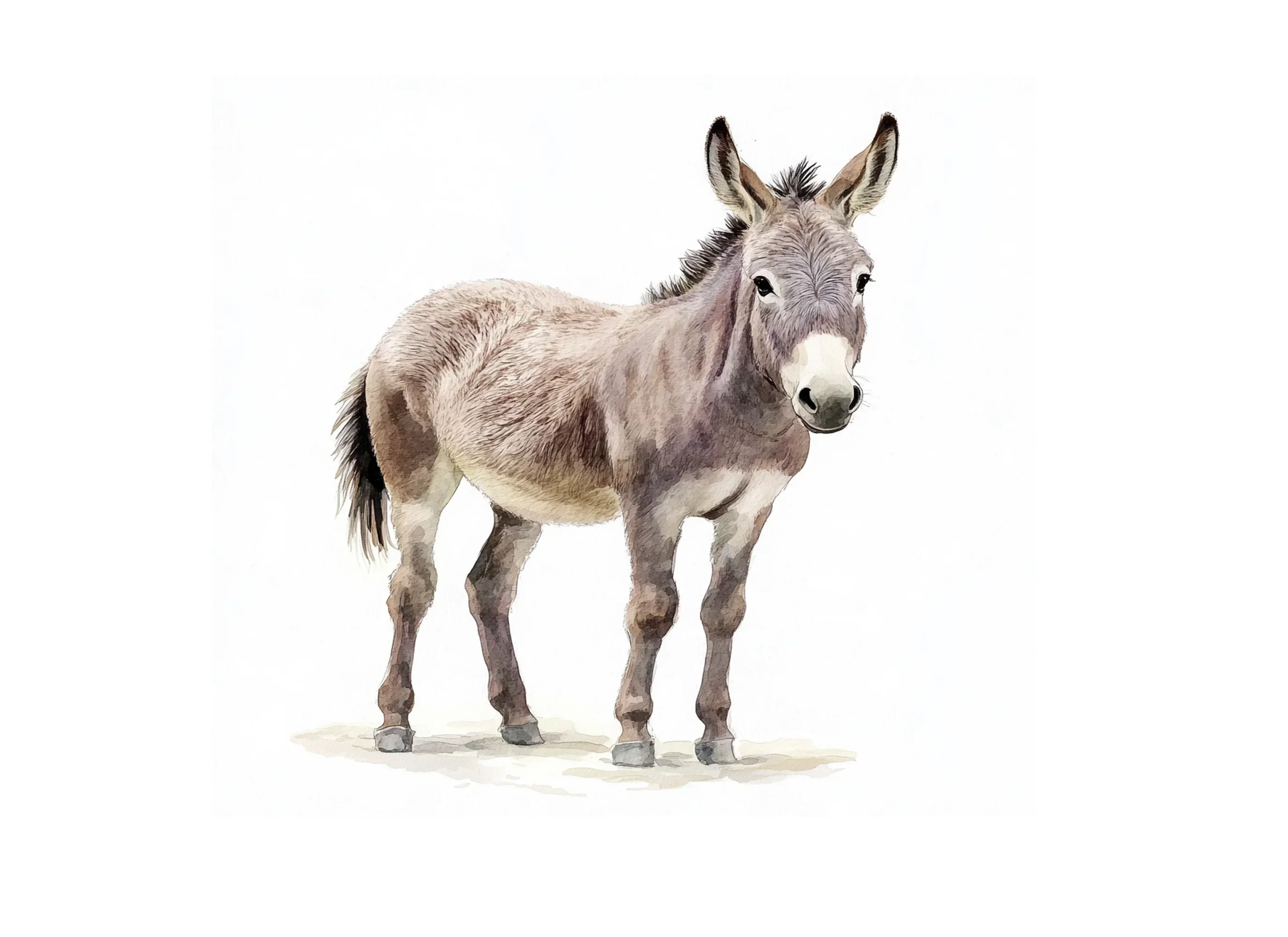 Cute Donkey Clipart Bundle - Image 2