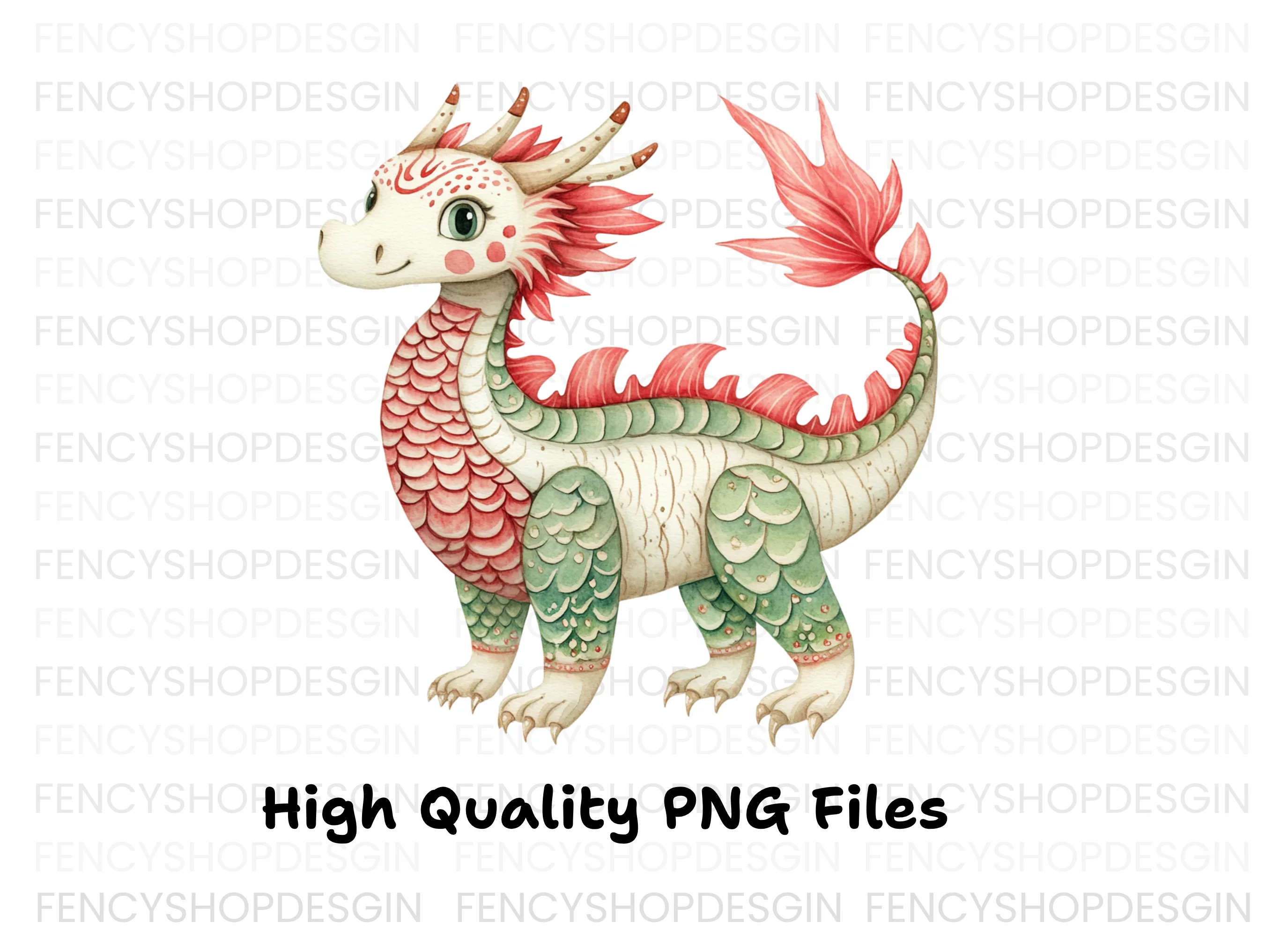 Cute Dragon Clipart Bundle - Image 3