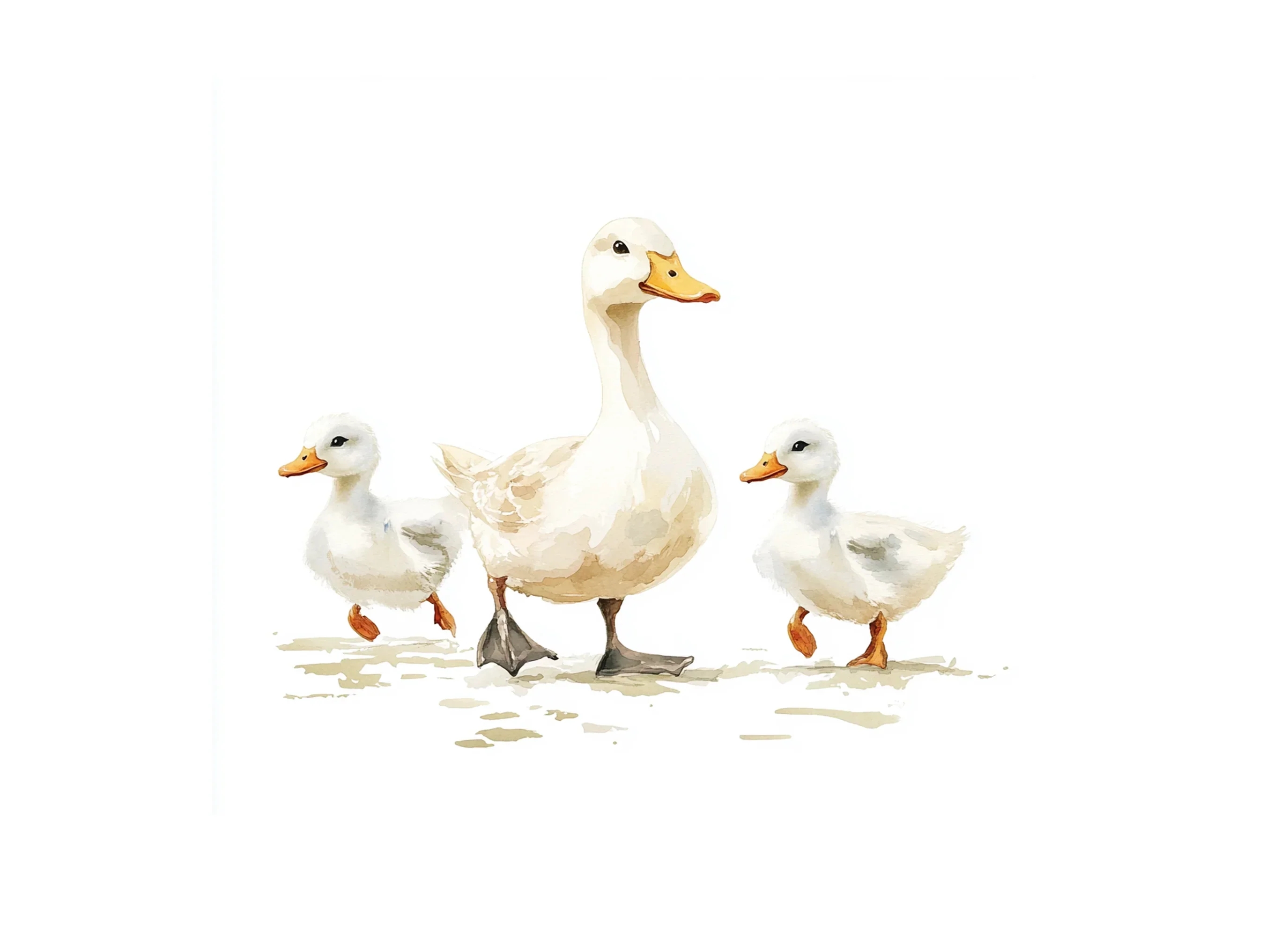 Cute Duck and Ducklings Clipart Bundle - Image 2