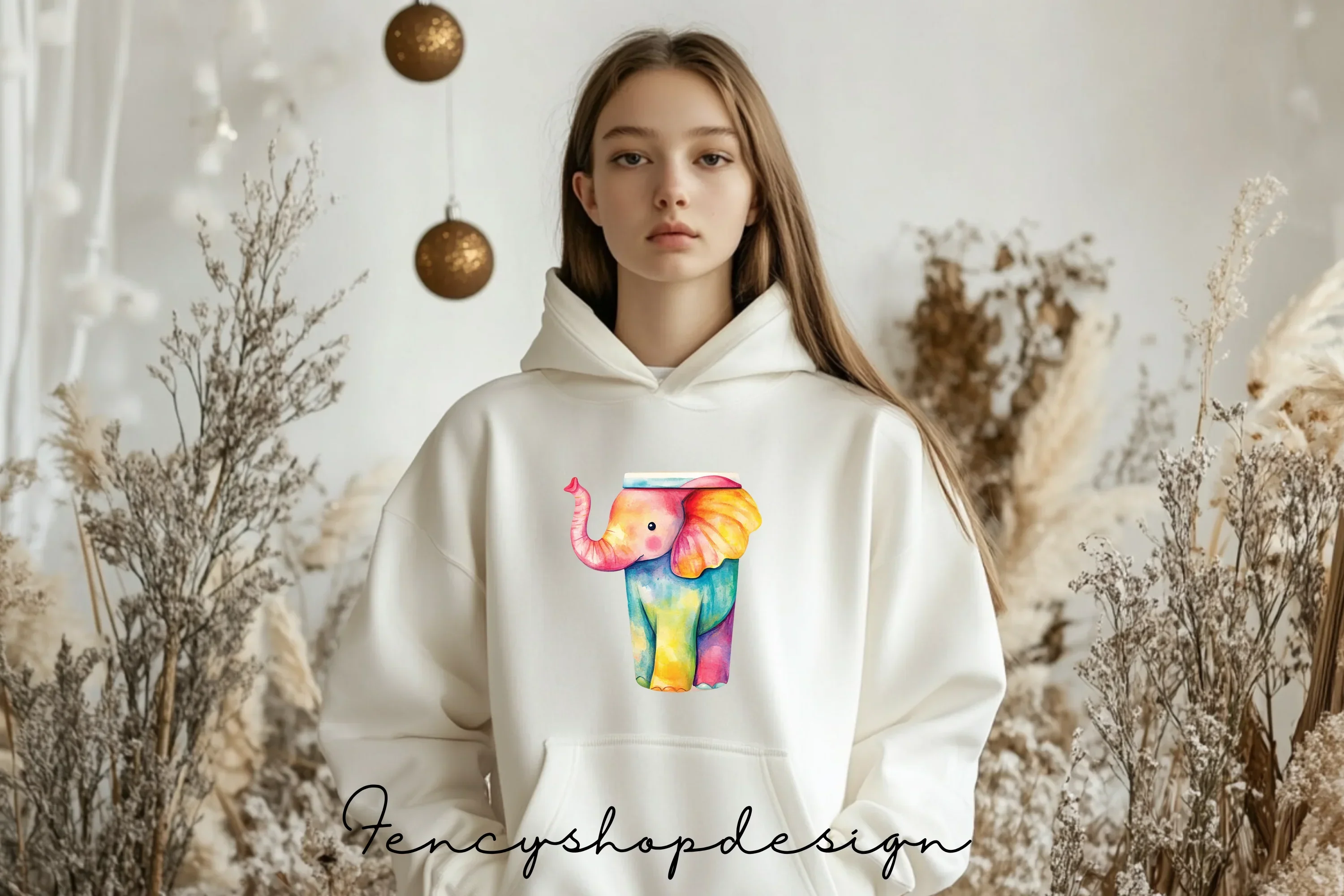 Cute Elephant Jar Clipart Bundle - Image 6