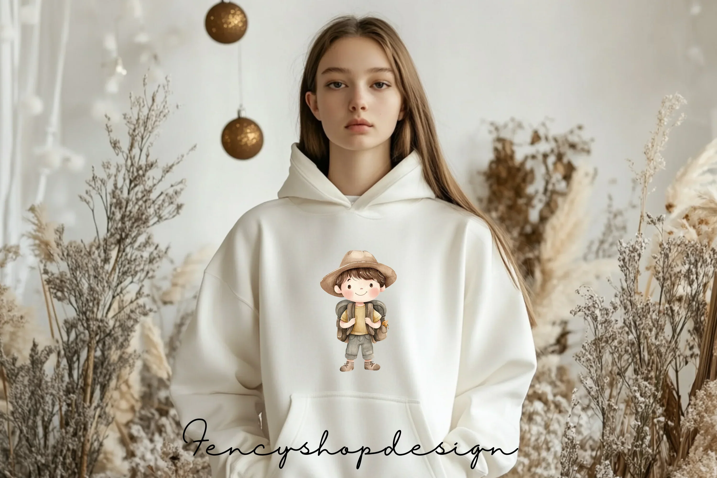 Cute Explorer Boy Clipart Bundle - Image 7