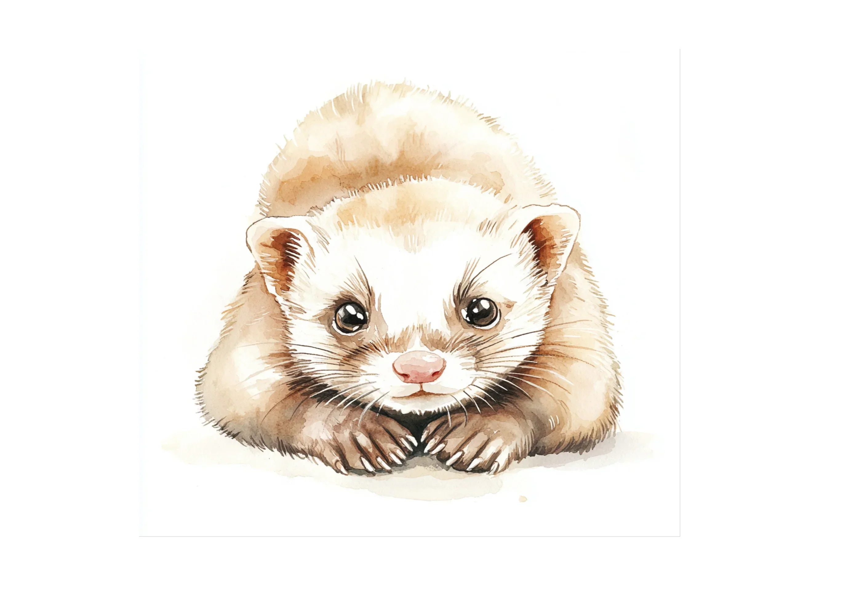 Cute Ferret Clipart Bundle - Image 3