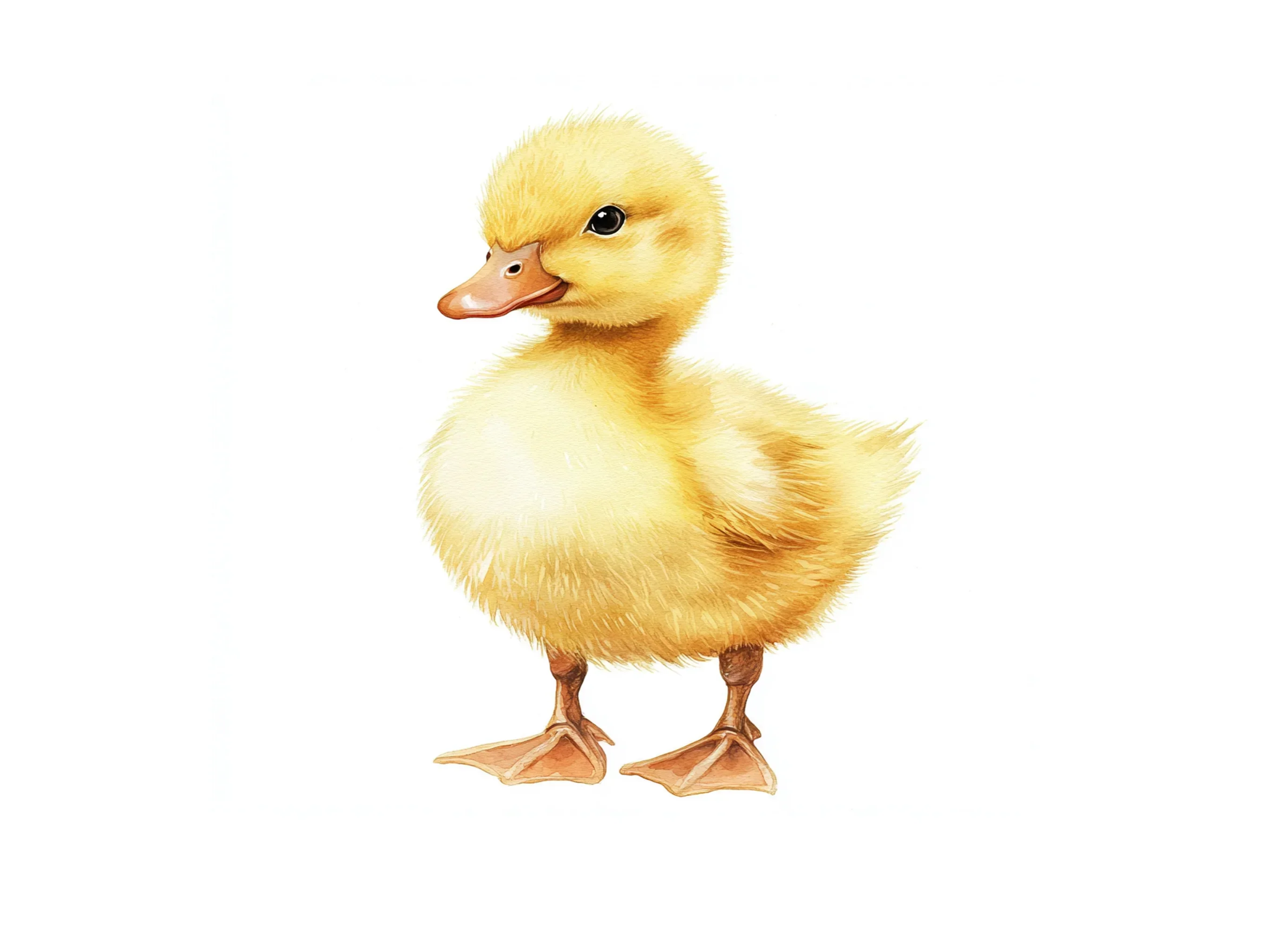 Cute Fluffy Duckling Clipart Bundle - Image 2