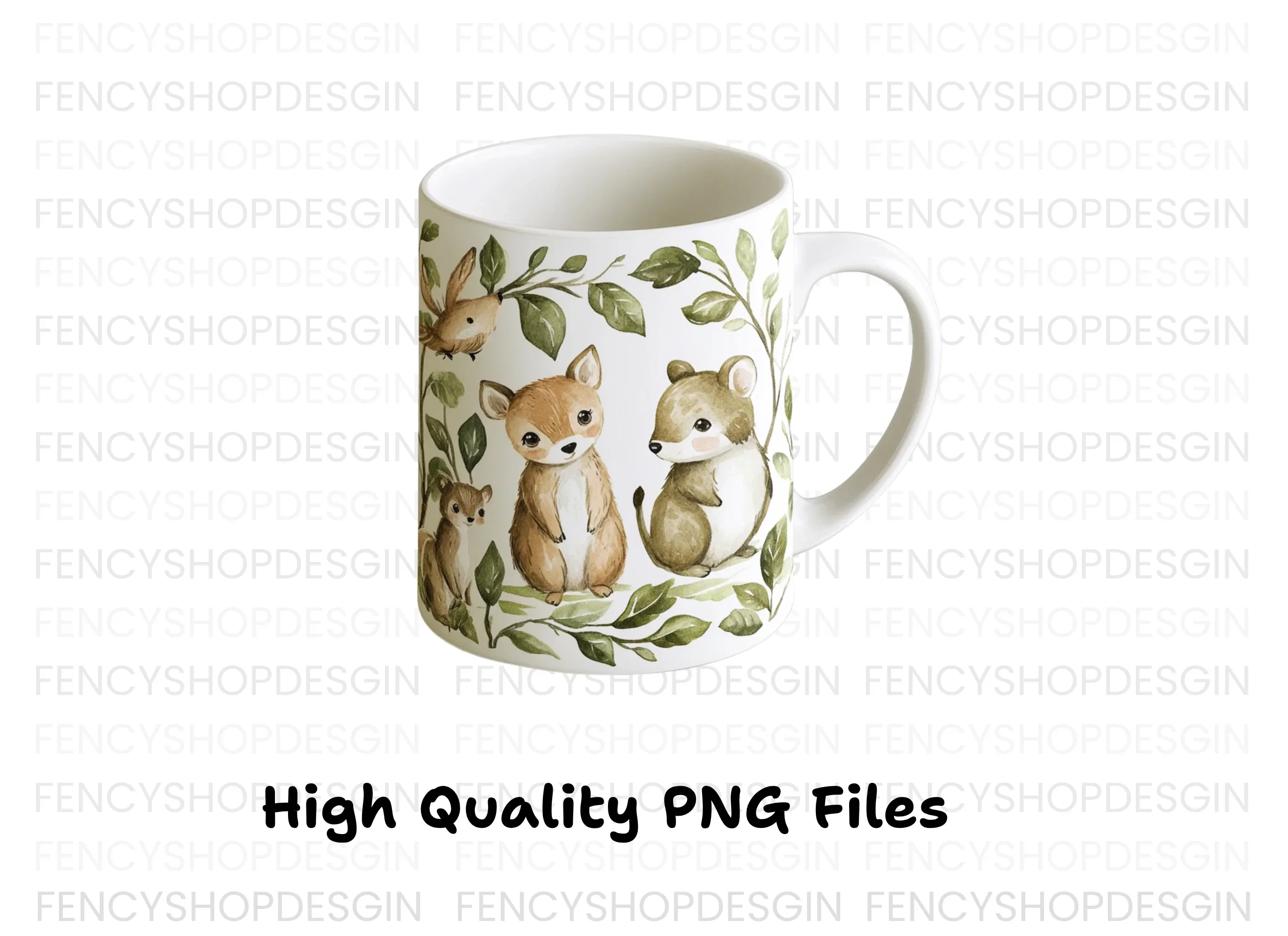Cute Forest Animals Clipart Bundle - Image 3