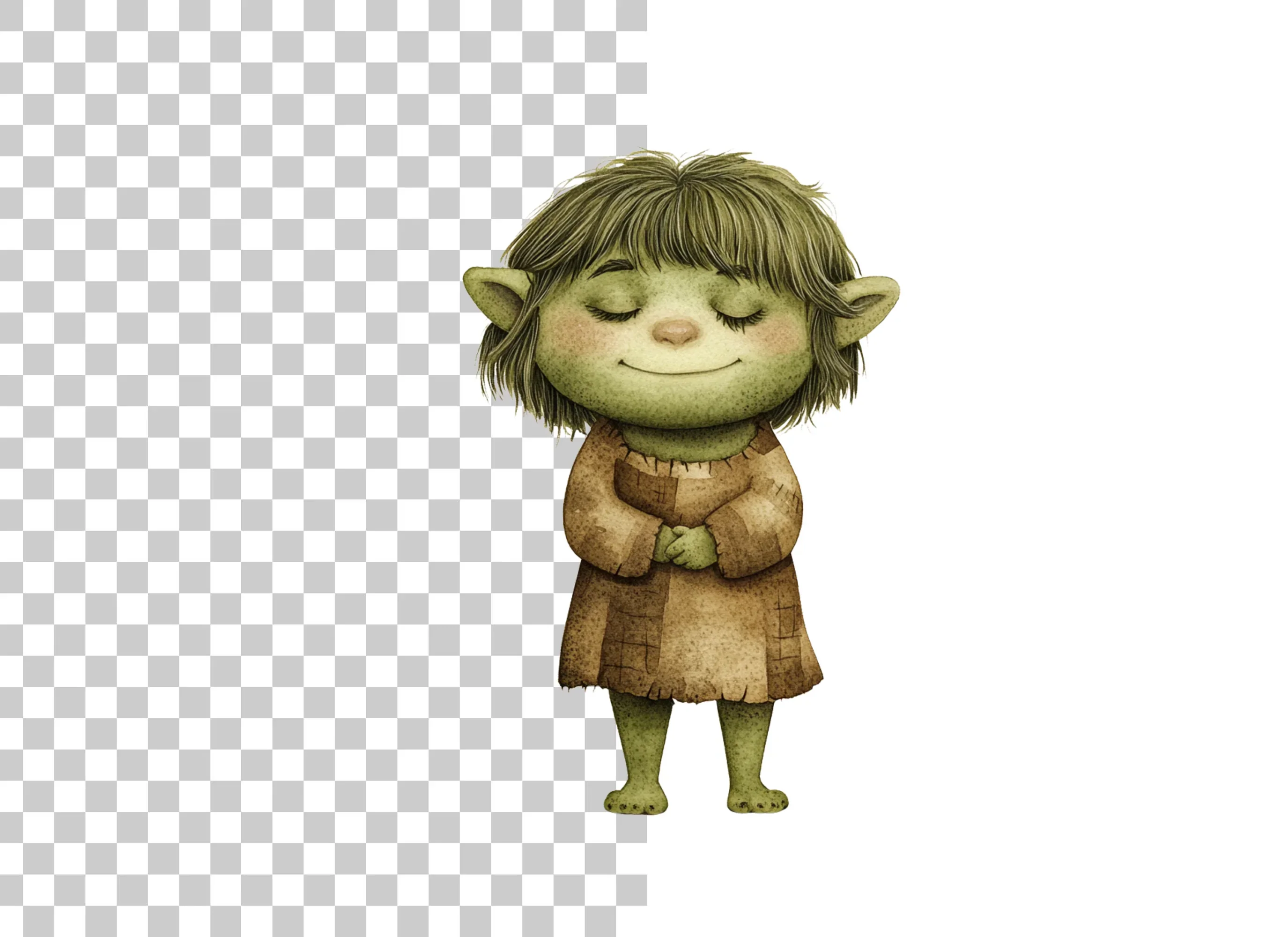 Cute Forest Trolls Clipart Bundle - Image 3