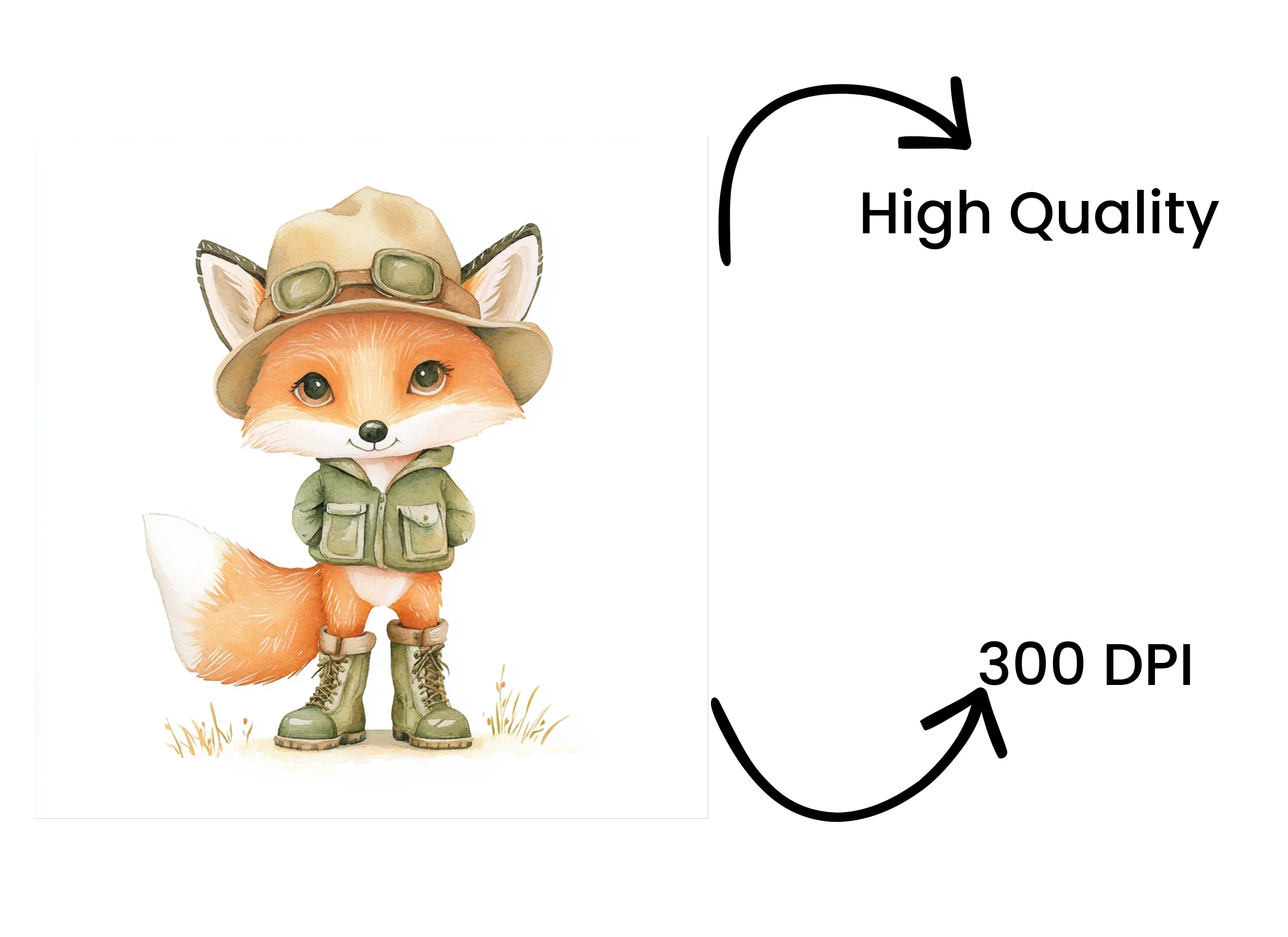Cute Fox Explorer Clipart Bundle - Image 4