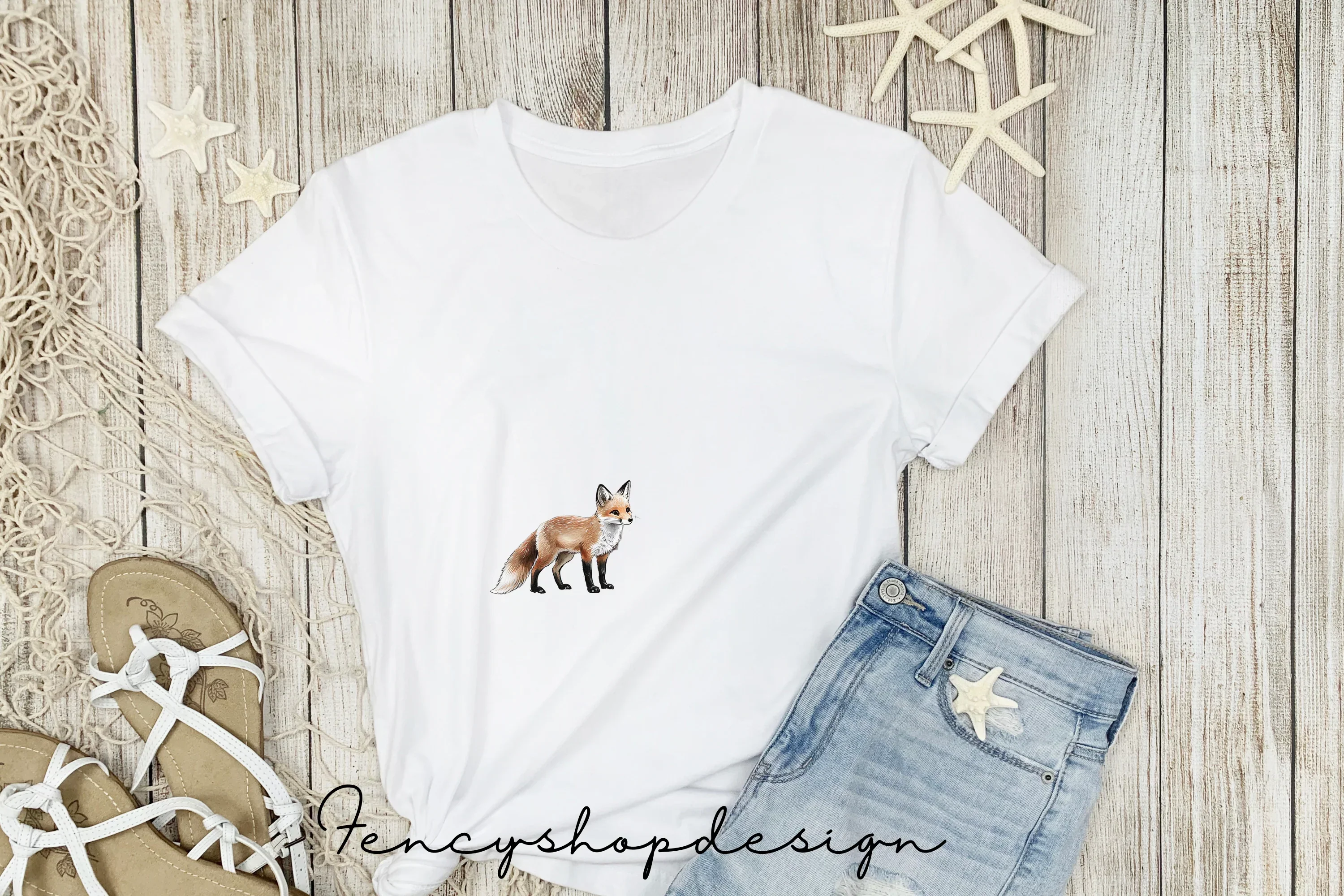 Cute Fox Winter Christmas Clipart Bundle - Image 4