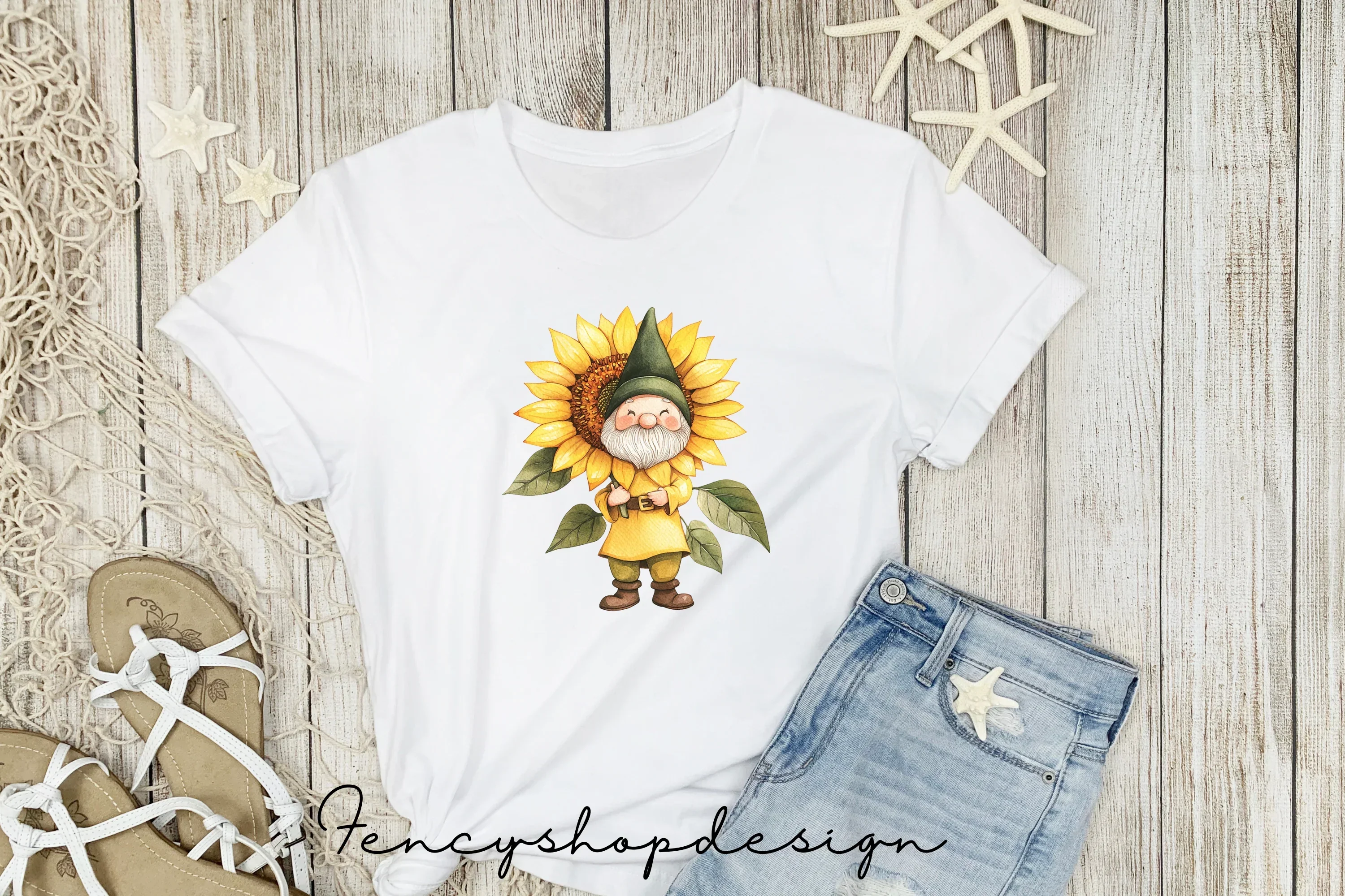 Cute Gnomes Clipart Bundle - Image 3