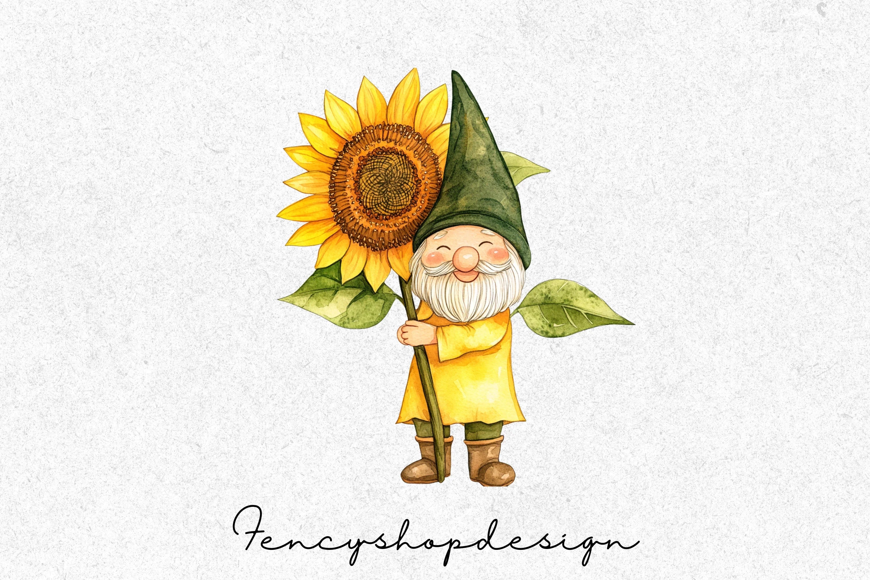 Cute Gnomes Clipart Bundle - Image 7