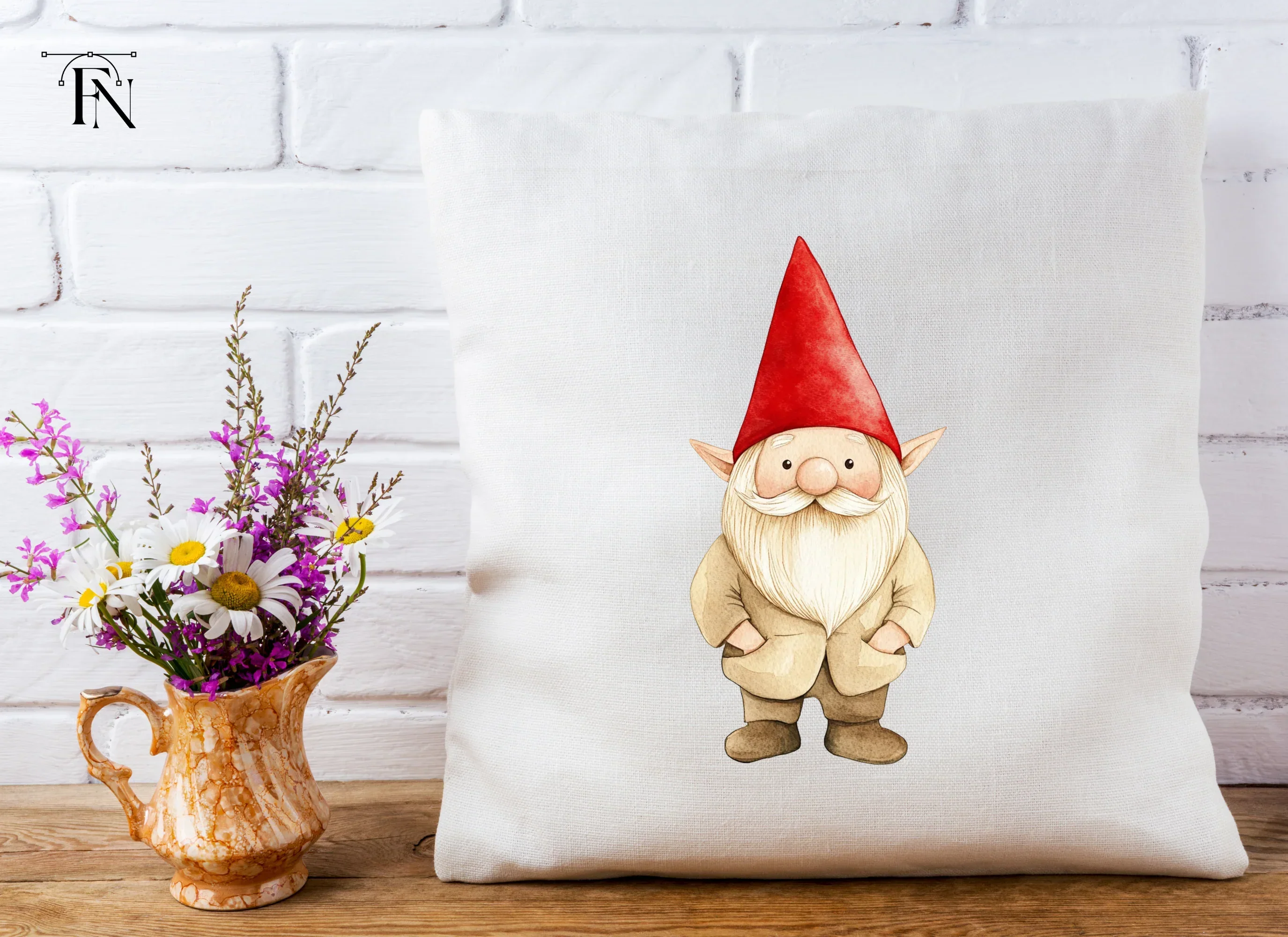 Cute Gnomes Clipart Bundle - Image 5